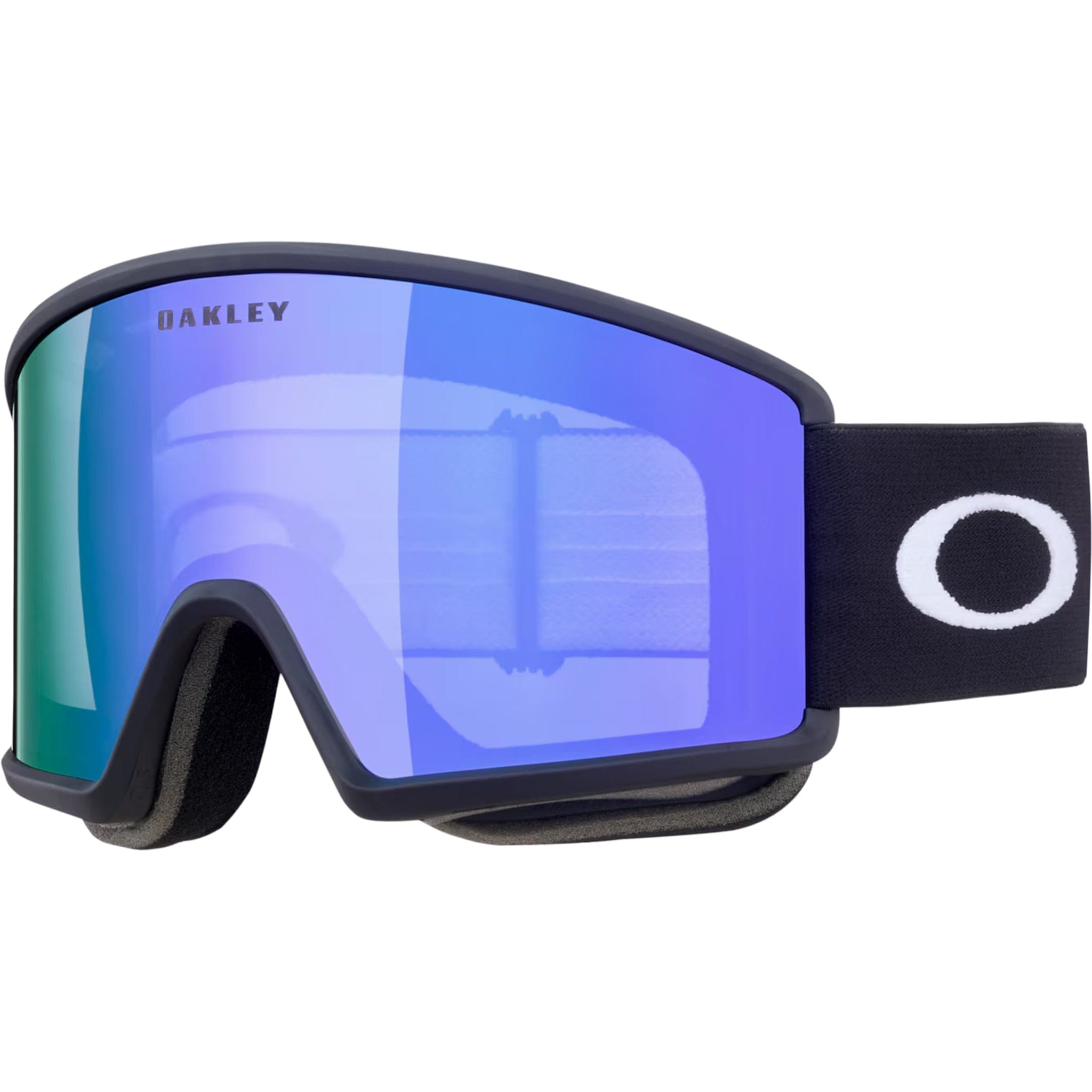 Oakley Target Line L Matte Black Violet Iridium Lens Goggles