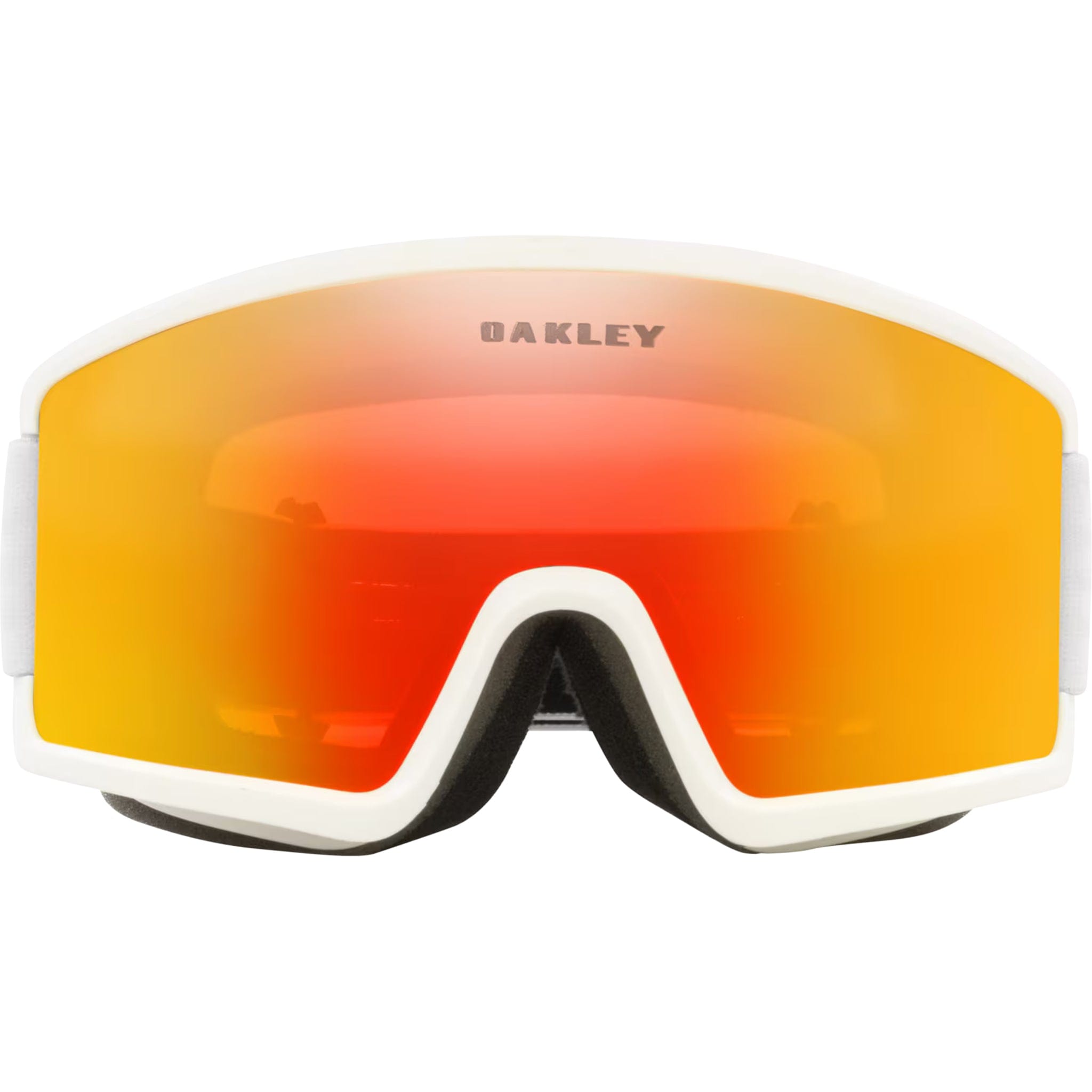 Oakley Target Line L Matte White Fire Iridium Lens Goggles