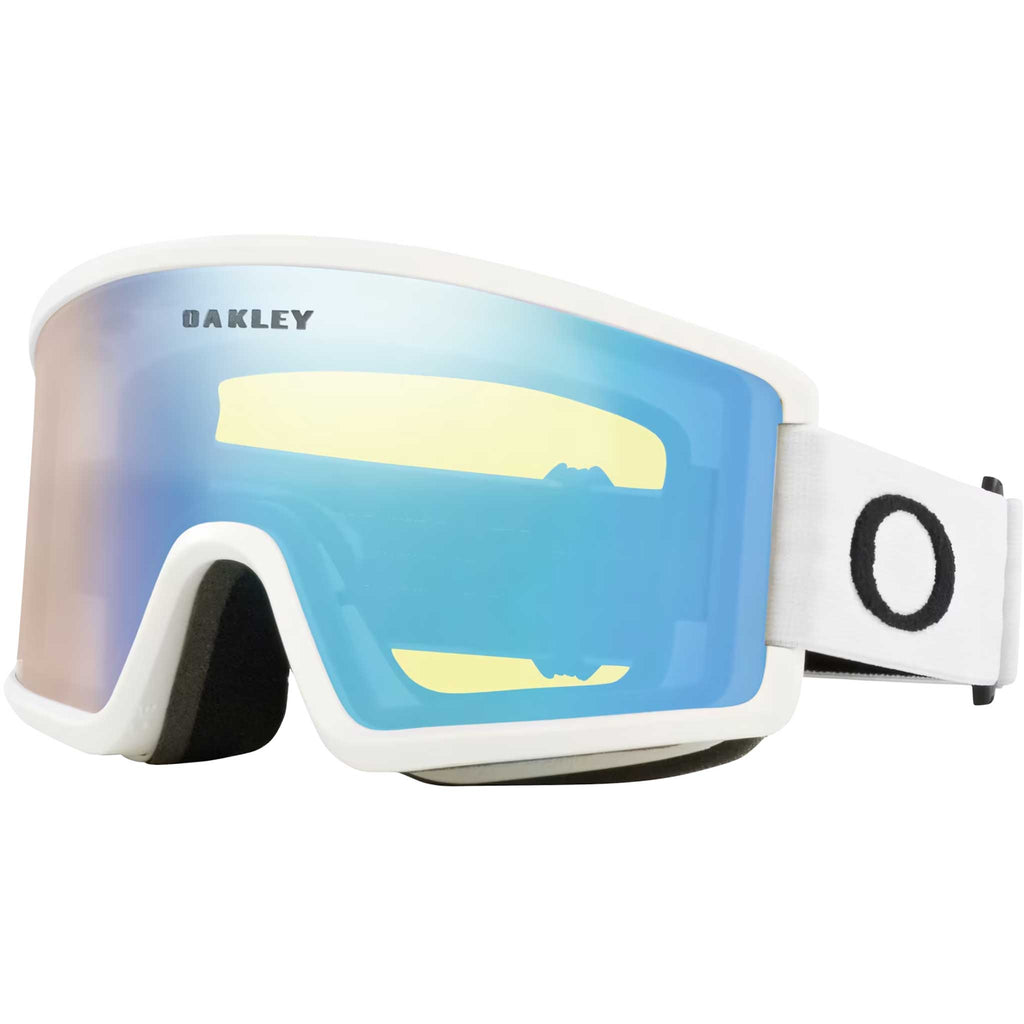 Oakley Target Line M Matte White With Hi Yellow Goggles
