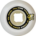 OJS Double Duro White Chubbies Skateboard Wheels 99a/95a 54mm Skateboard Wheels
