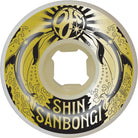 OJS Shin Sanbongi Dolphins Gold Double Duro Skateboard Wheels 101a/95a 54mm Skateboard Wheels