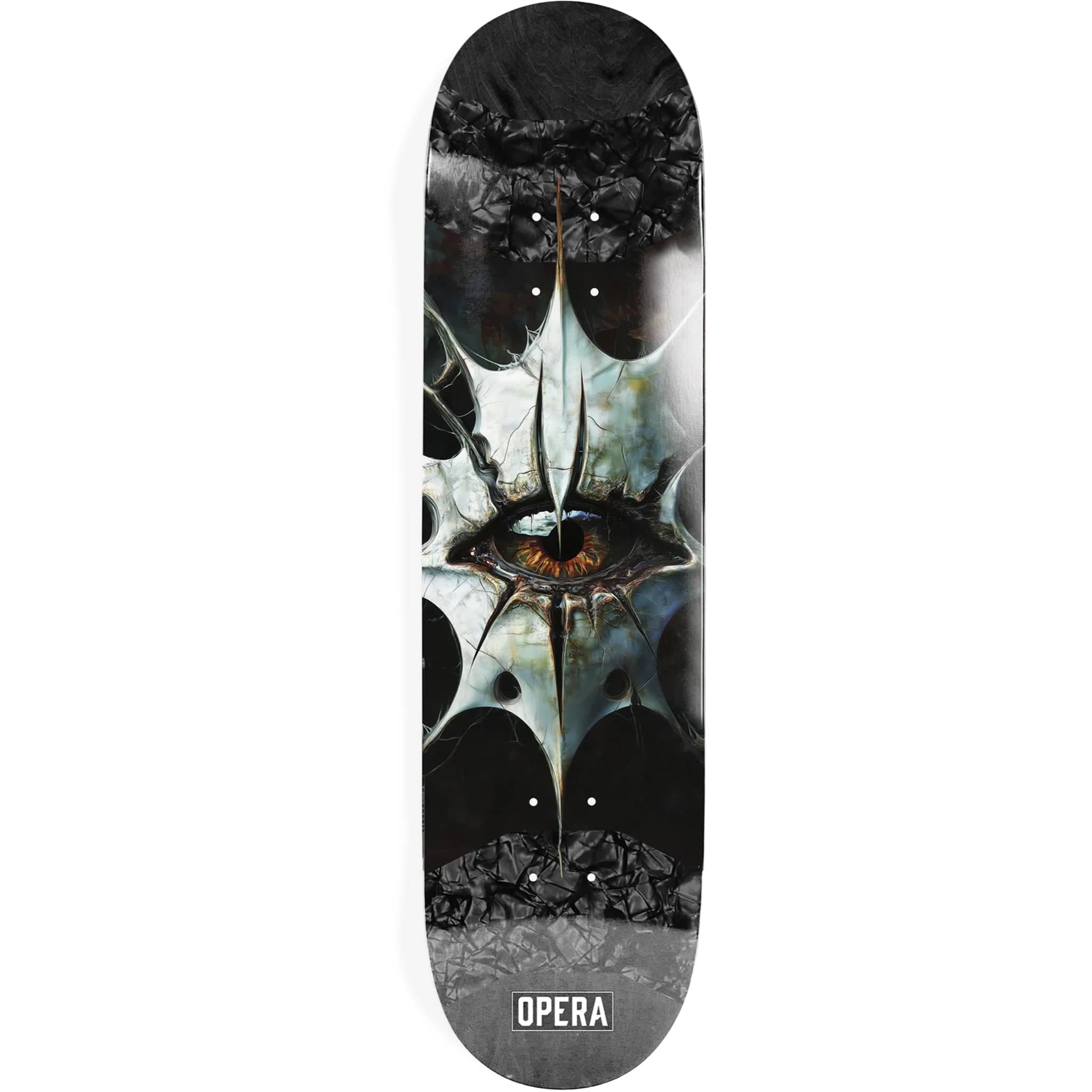 Opera Evil Eye Symmetrical EX7 Pop Slick Skateboard Deck 8.25" Skateboard