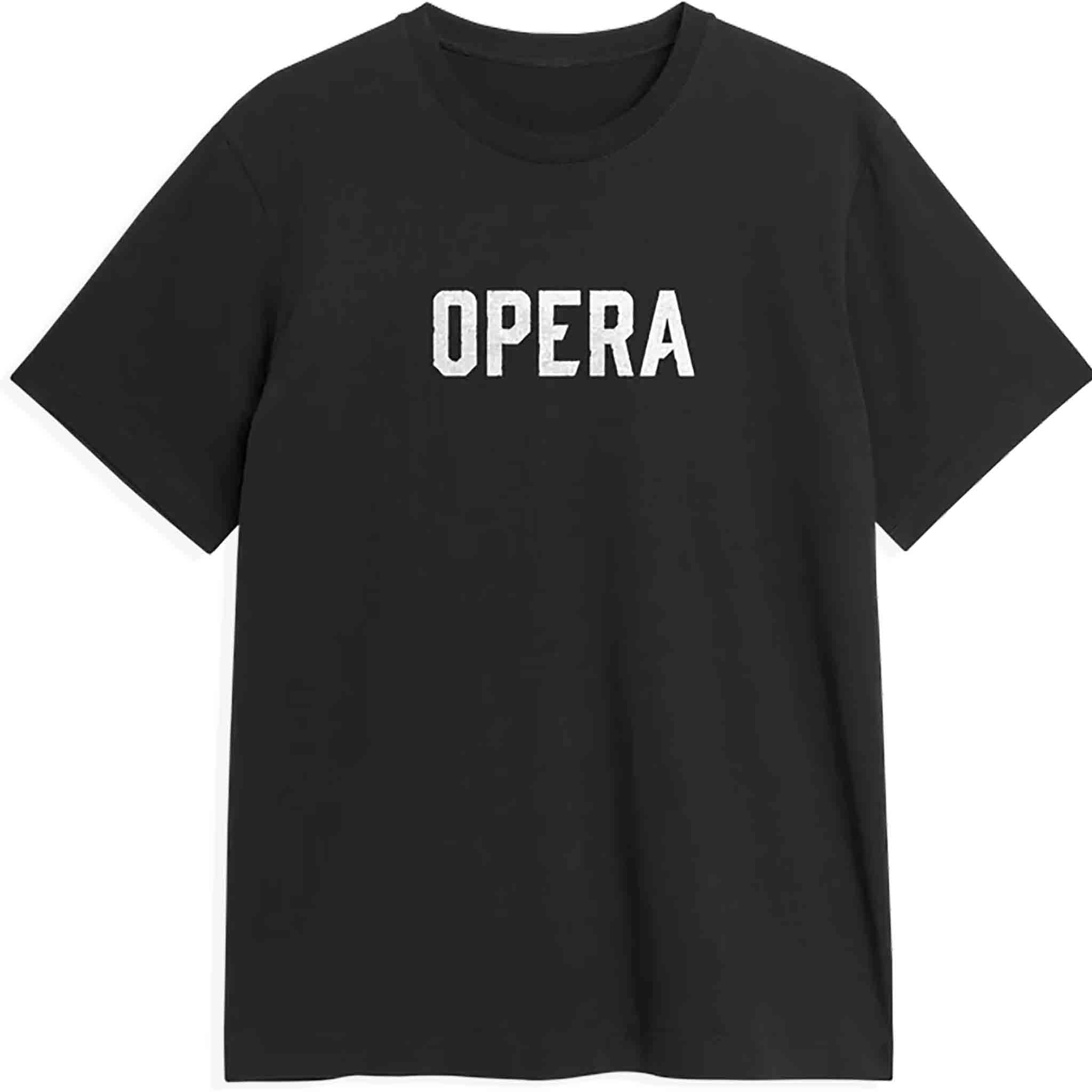 Opera Grip Font Premium Tee Smoke T Shirt