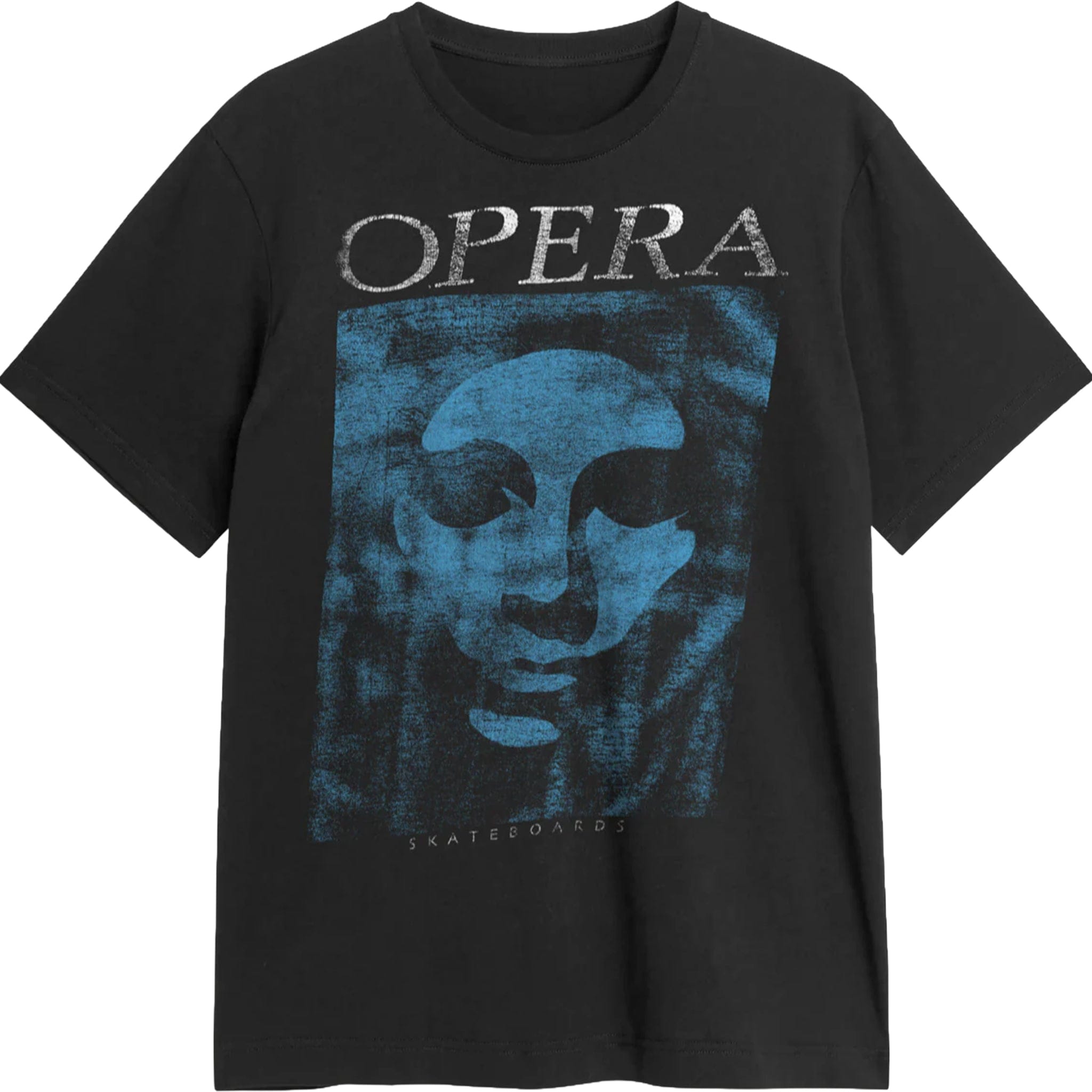 Opera Mask Vintage Tee Black T Shirts