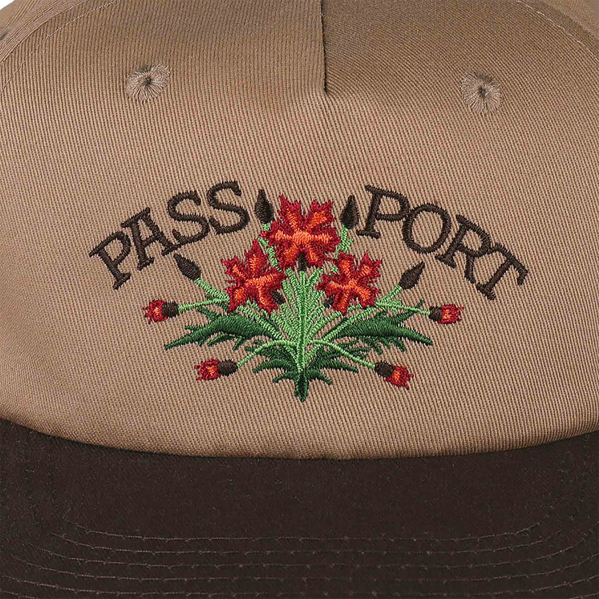 Passport Bloom Workers Cap Chocolate Sand Hats