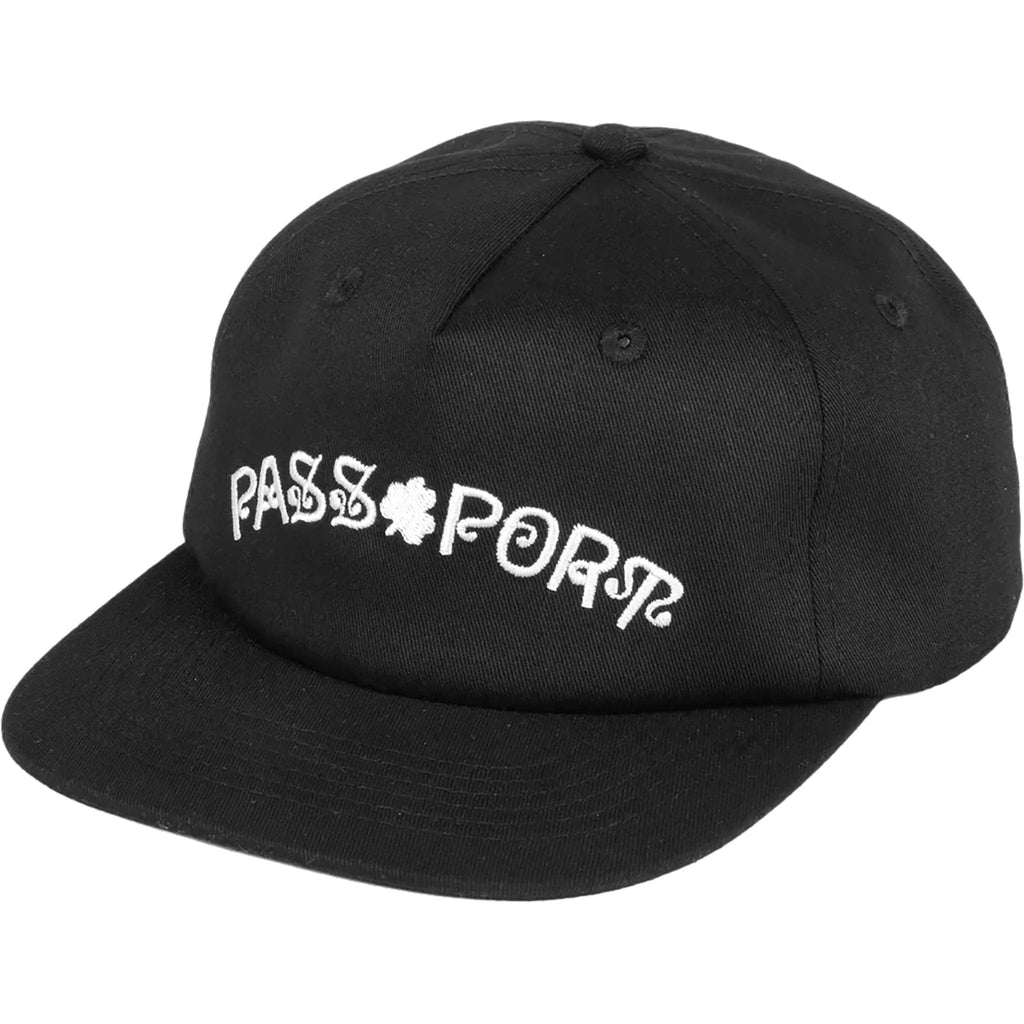 Passport Sham 5 Panel Hat Black Hats