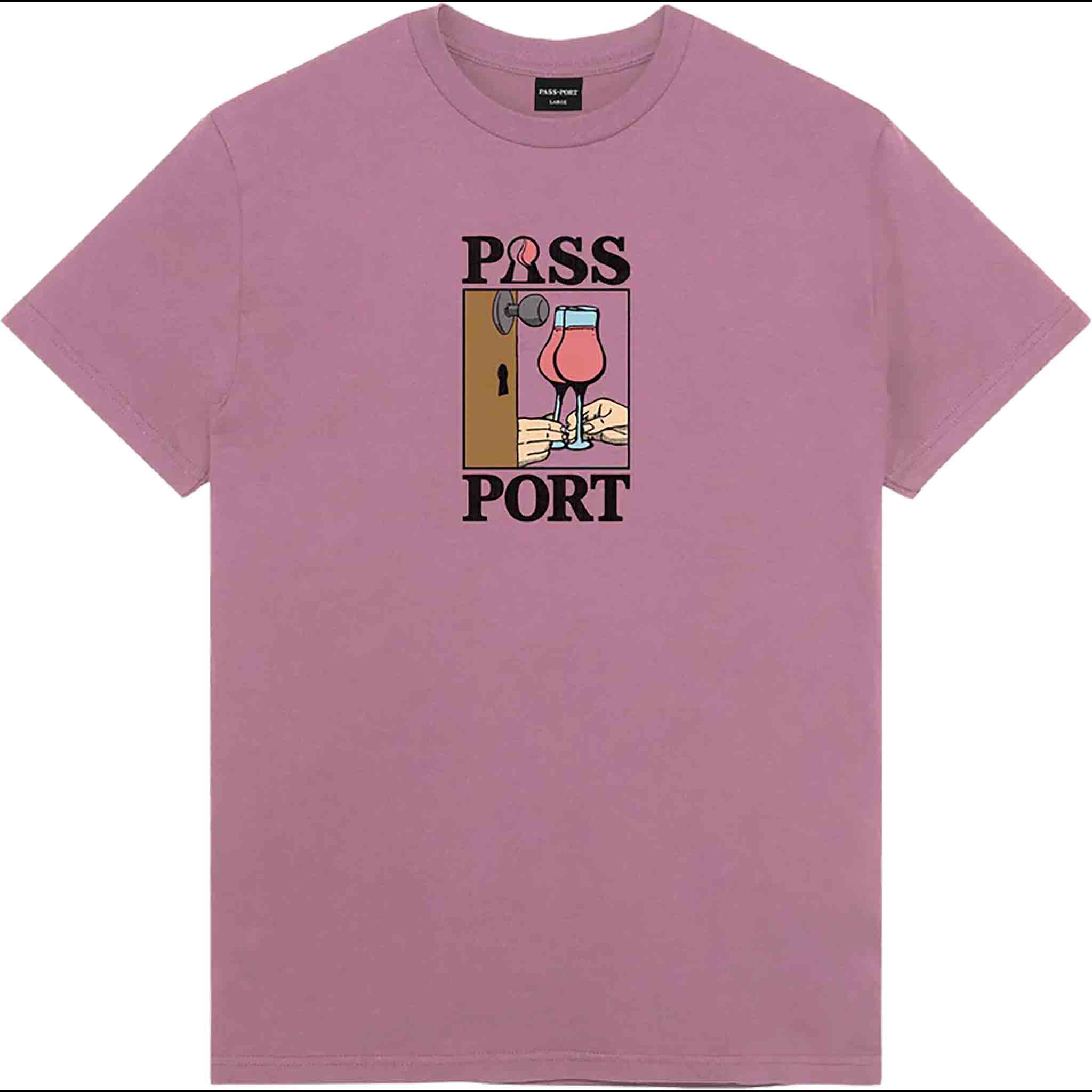 Passport What u think u Saw Tee Washed Berry T Shirt