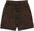 Passport Workers Club Shorts Over-Dye Brown Shorts