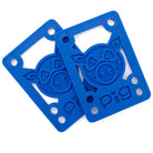 Pig Piles Hard Risers 1/8" Blue Skateboard Accessories