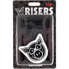 Pig Piles Risers 1/4" Black Skateboard Accessories