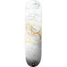 Plan B White Marble Gustavo Twin Skateboard Deck 8" Skateboard