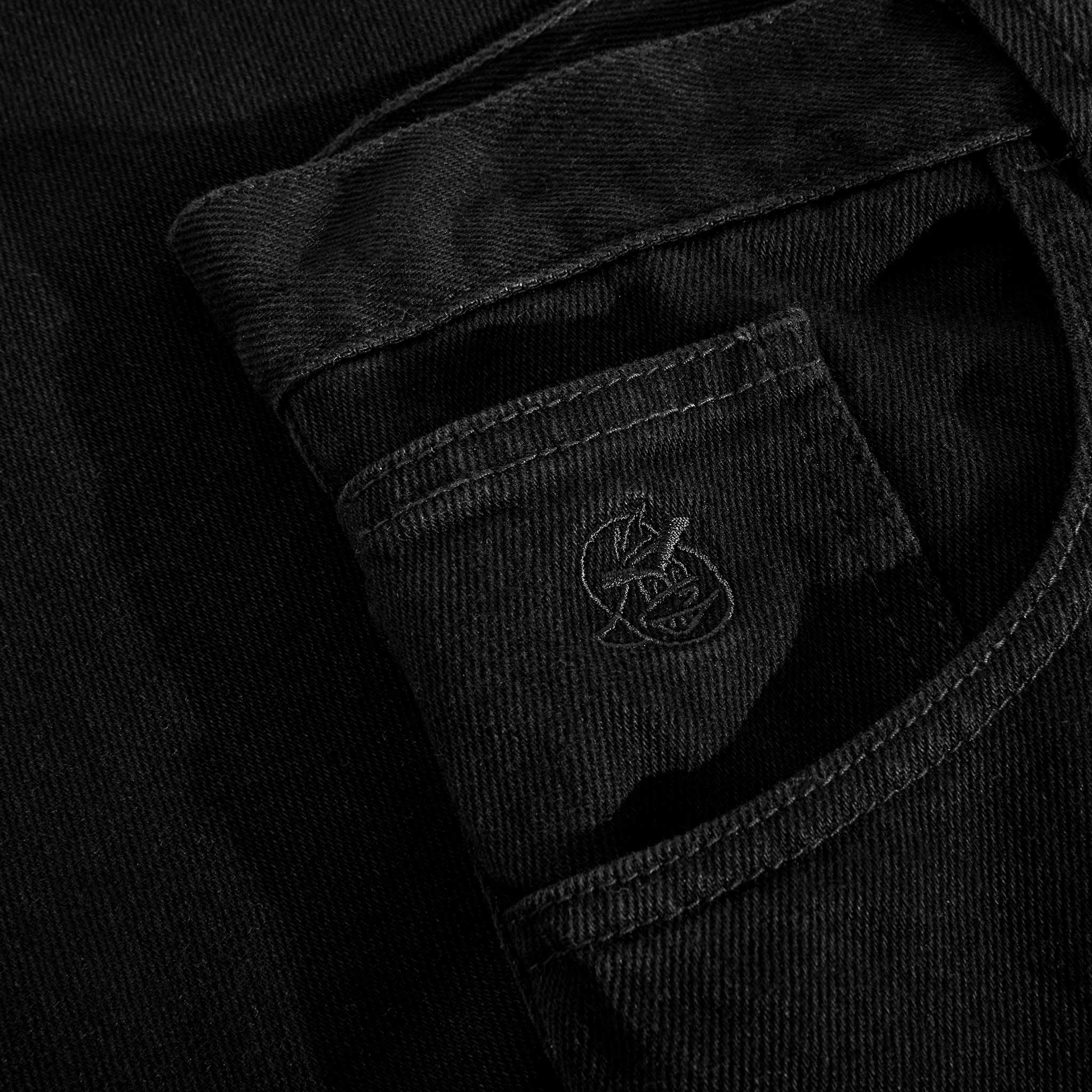 Polar 93! Pants Pitch Black – Denim Pants - Sanction Skate And Snow