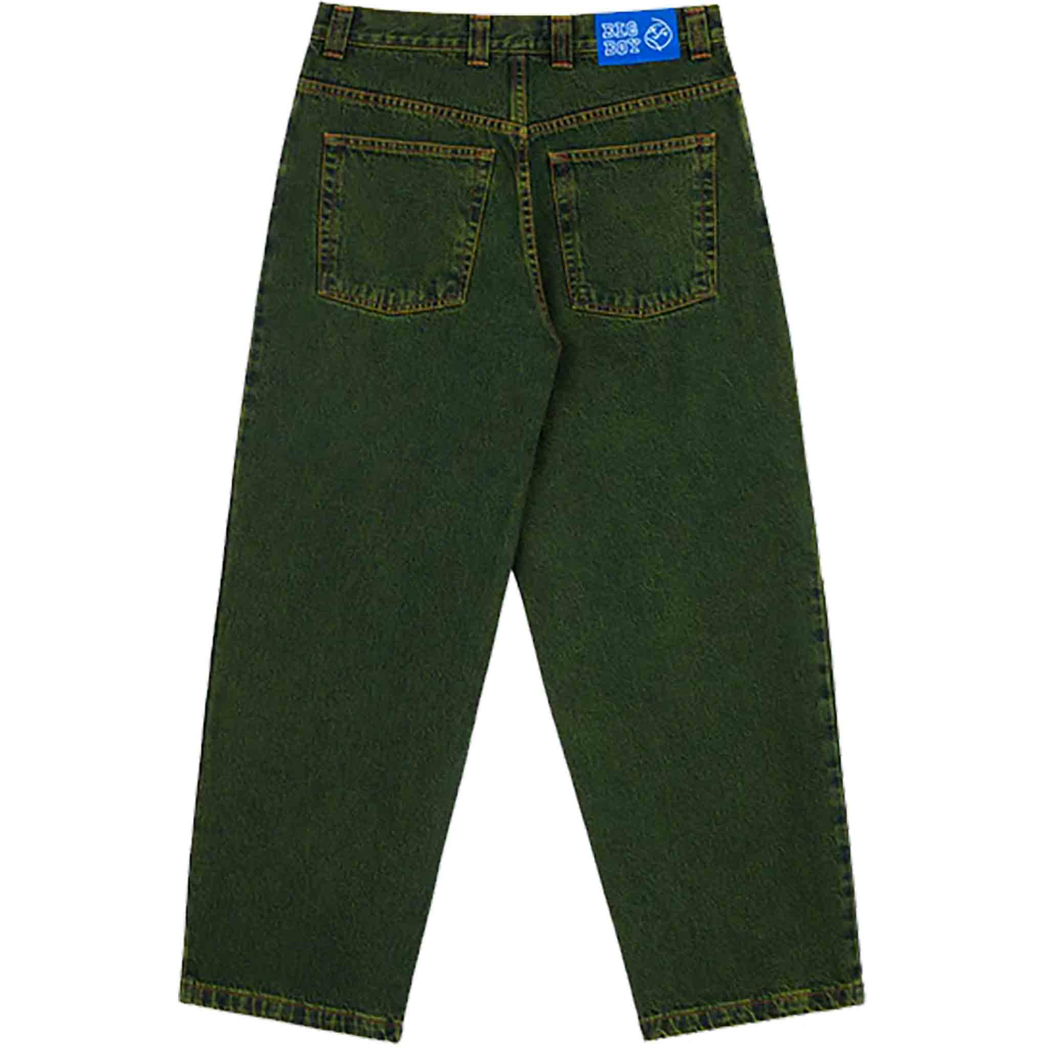 Polar Big Boy Jeans Chartreuse Blue Pants