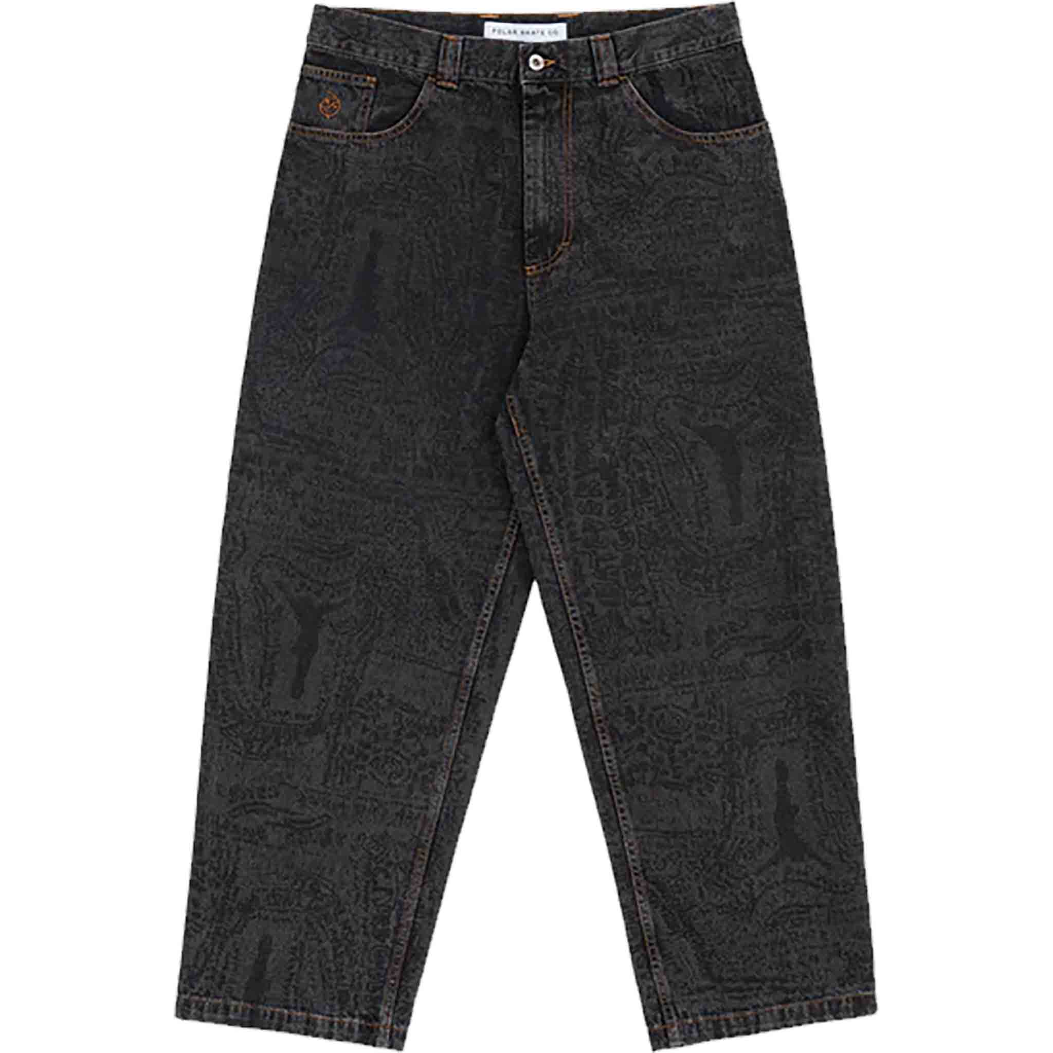 Polar Big Boy Jeans Exist Washed Black – Sanction Skate And Snow