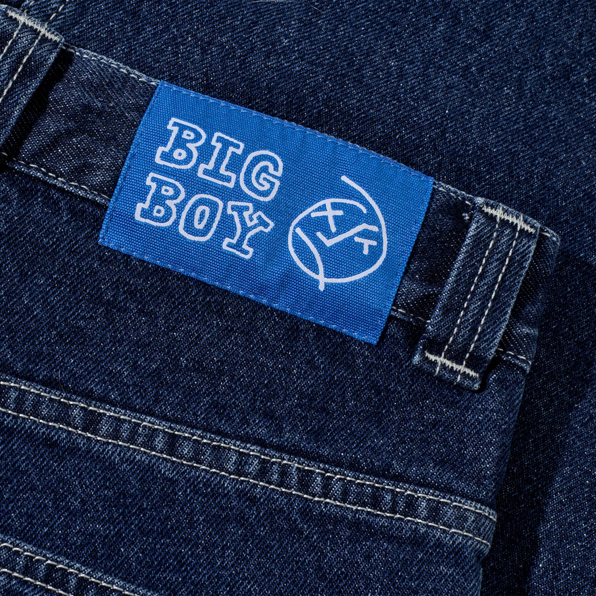 Polar Big Boy Pants Dark Blue White Stitching Pants