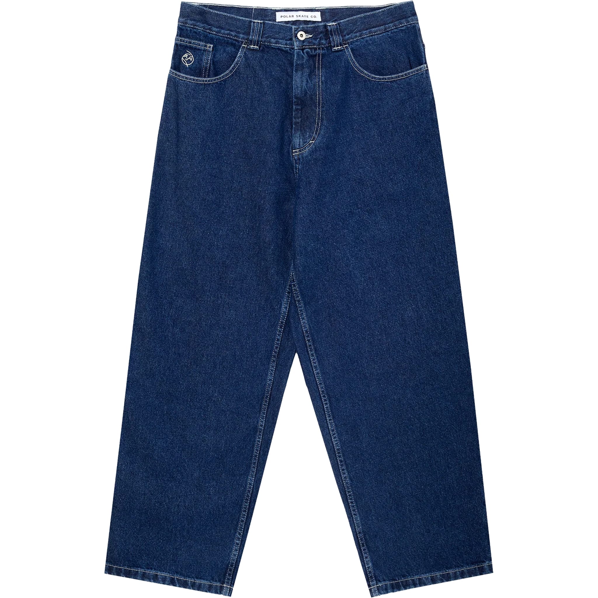 Polar Big Boy Pants Dark Blue White Stitching Pants