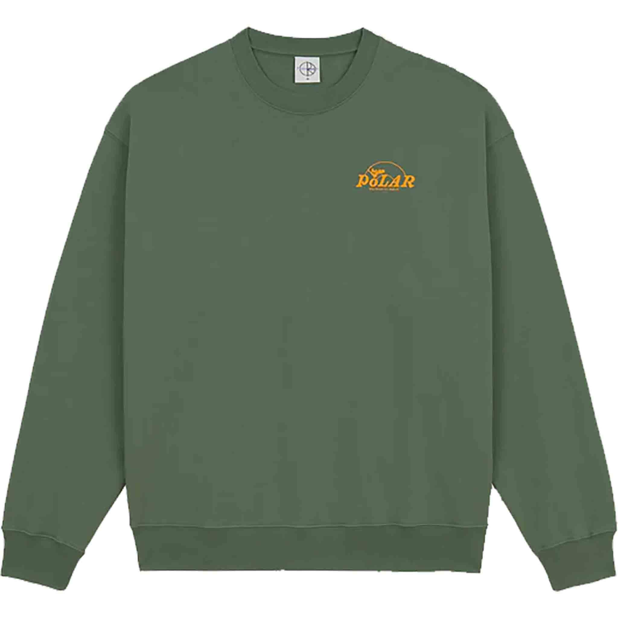 Polar Dave Crewneck Dreams Jade Green Sweatshirts