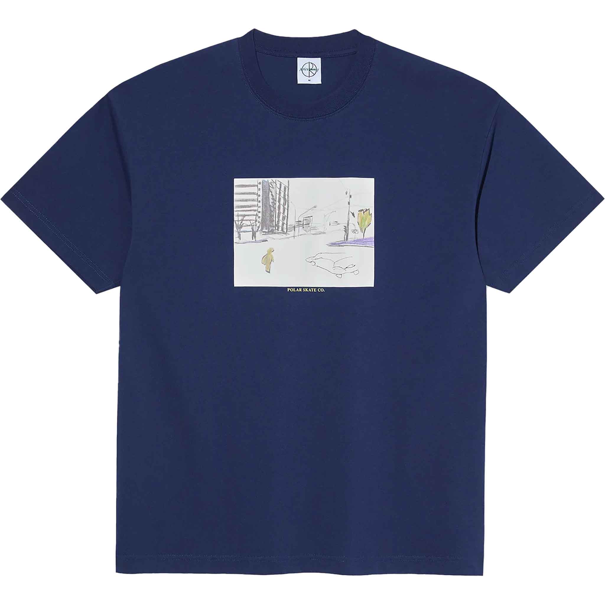 Polar Downtown Tee Dark Blue T Shirt
