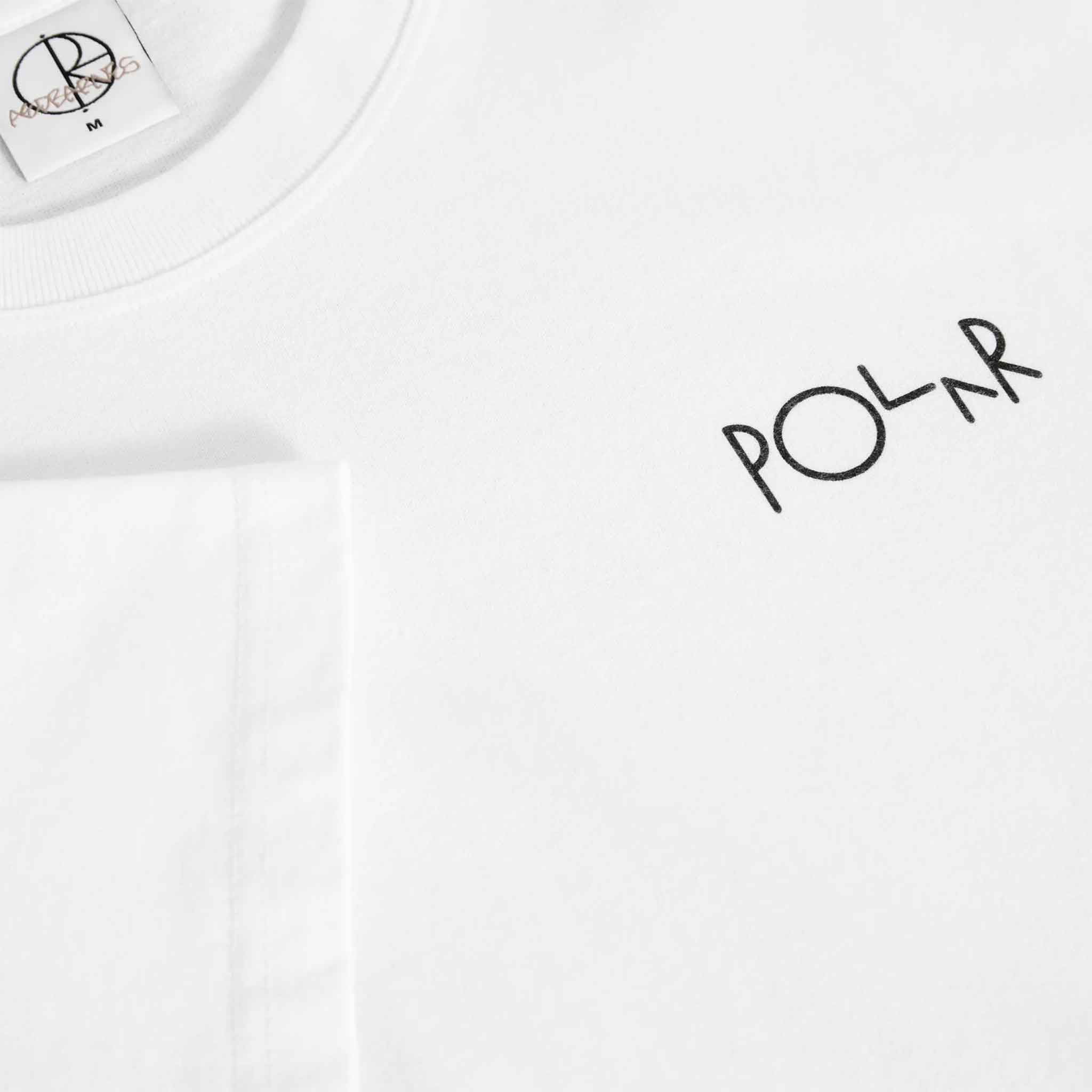 Polar Fill Logo Burnside Tee White T Shirt