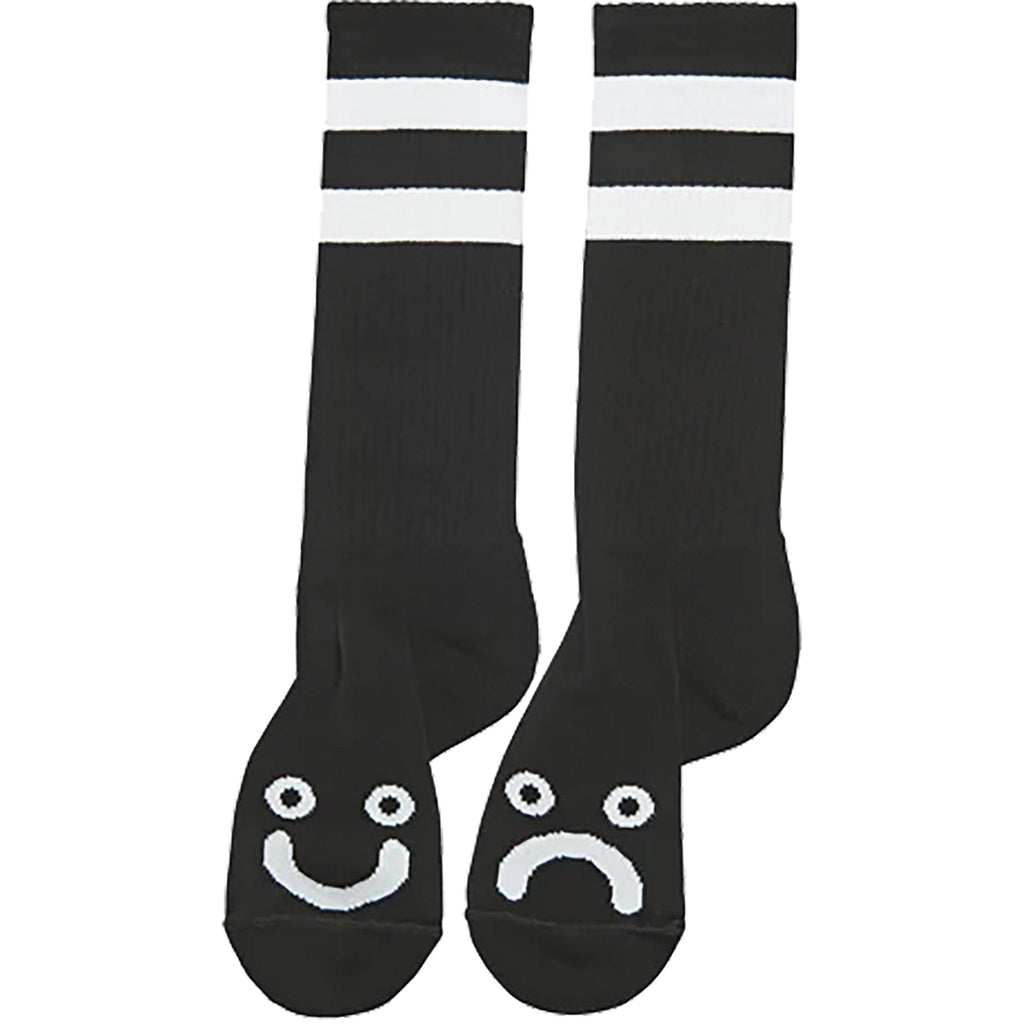 Polar Happy Sad Long Socks Black Socks