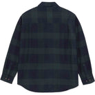 Polar Mike LS Shirt Flannel Shirt Navy Teal Button Up