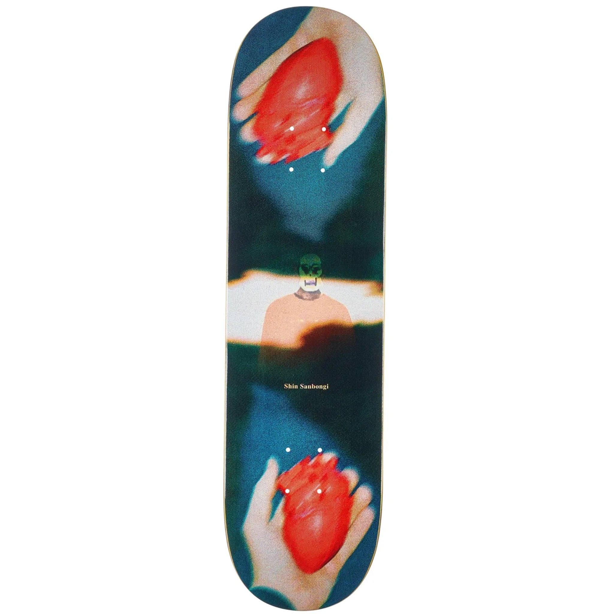 Polar Shin Sanbongi Heart In Hand Skateboard Deck 8.25" Skateboard