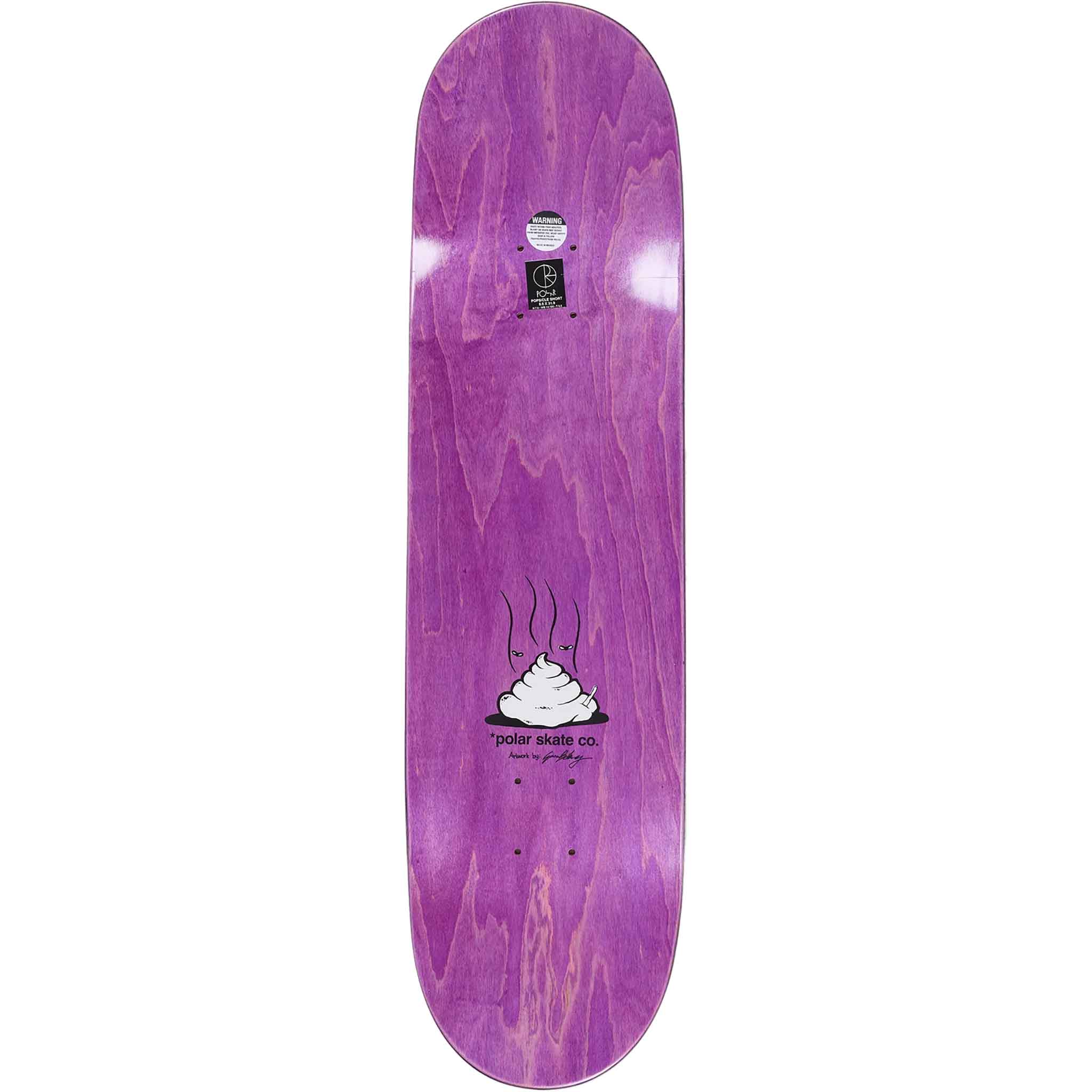 Polar Useless Wooden Dog Yellow 8.5" Skateboard Deck Skateboard