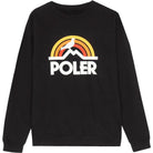 Poler Pigeon Rainbow Crew Black T Shirt