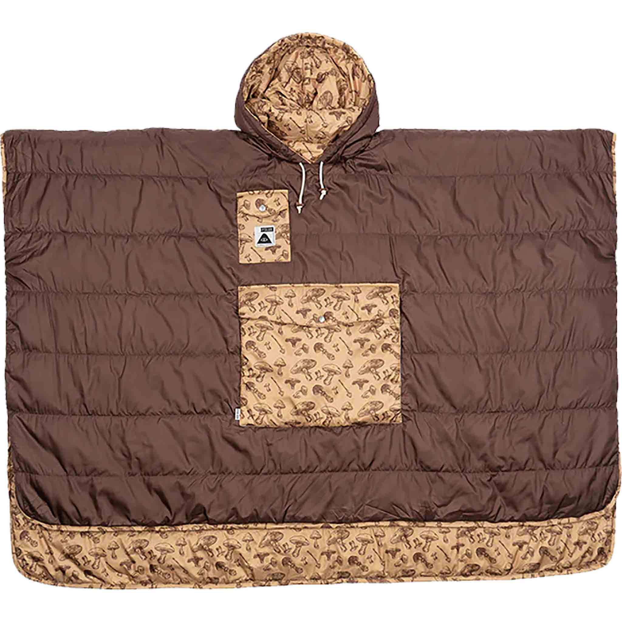 Poler Reversable Poncho Goomer Brown Accessories