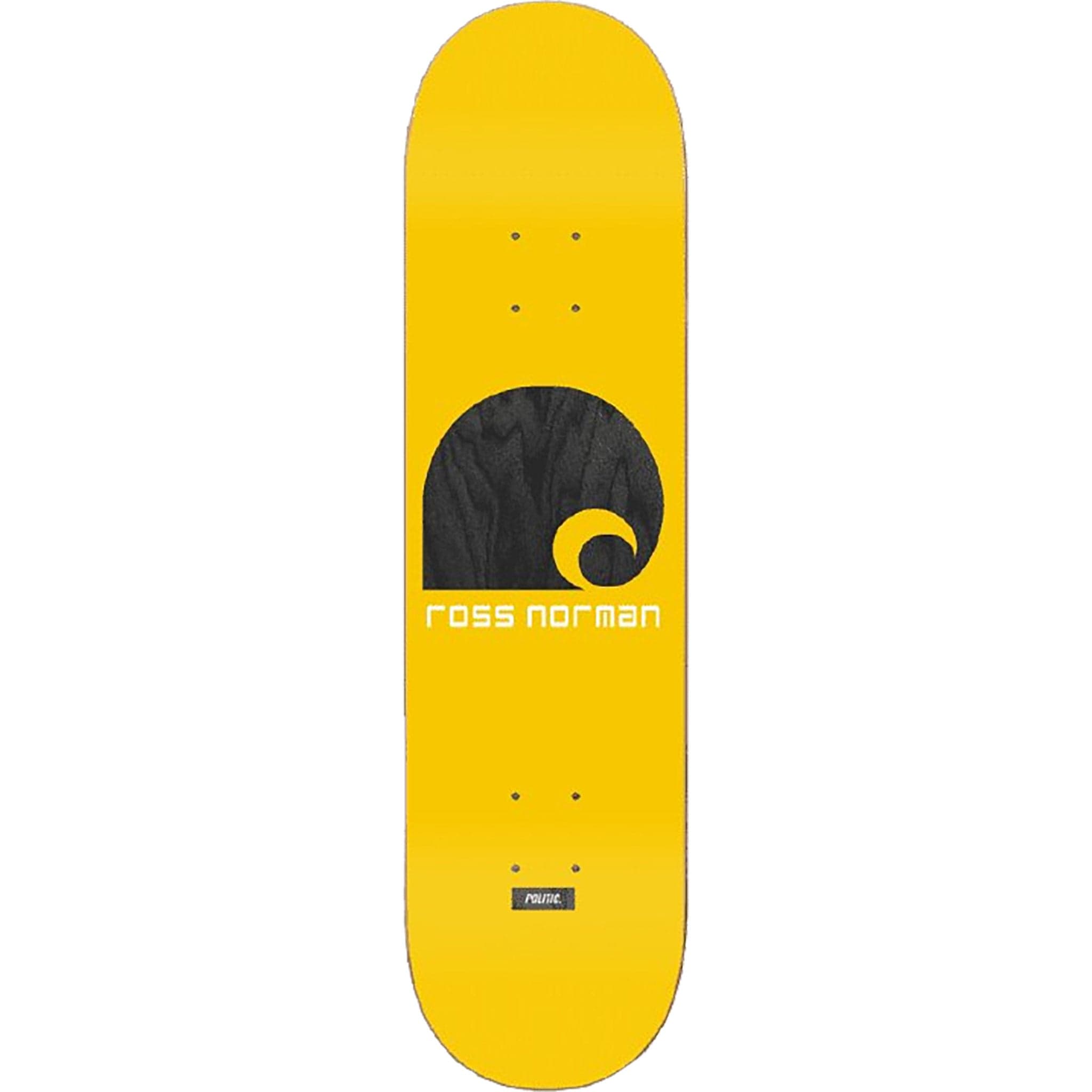 Politic Norman Hardcartt 8.25" Skateboard Deck Skateboard