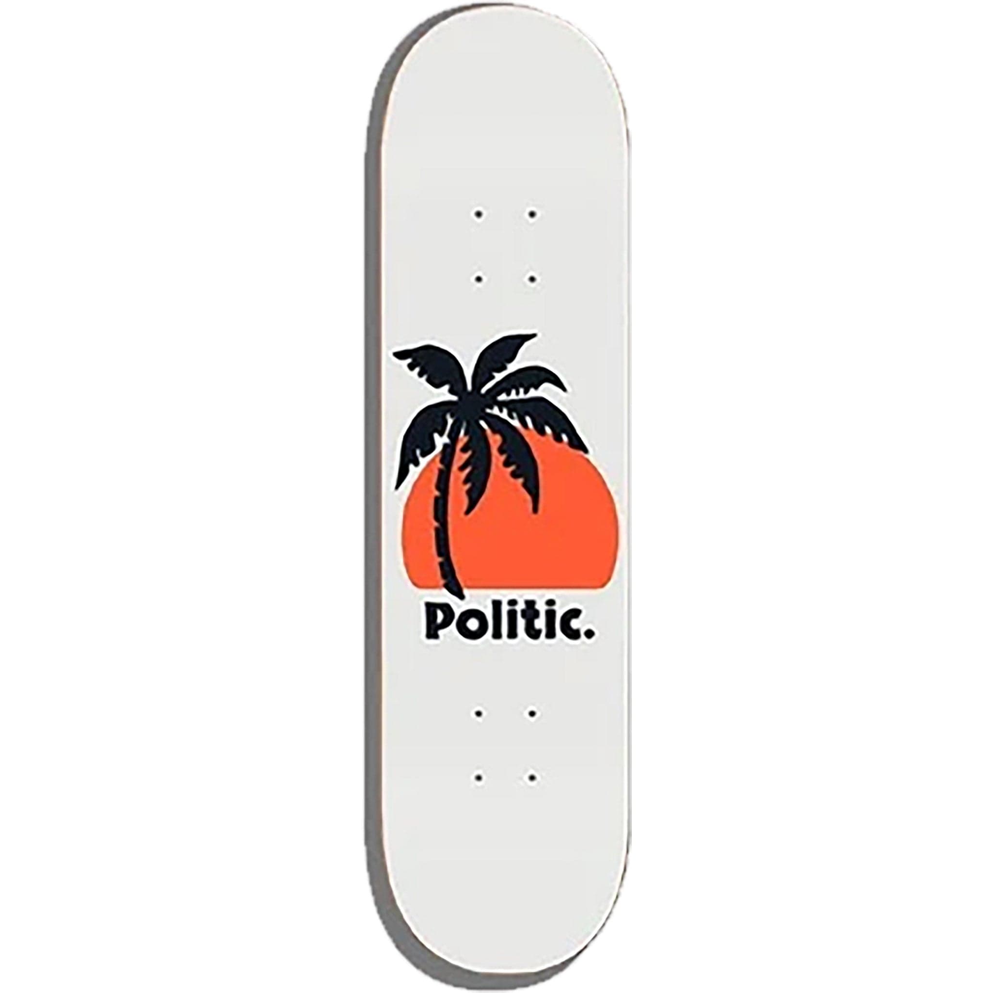 Politic Palm Tree 8.25 Skateboard Deck Skateboard