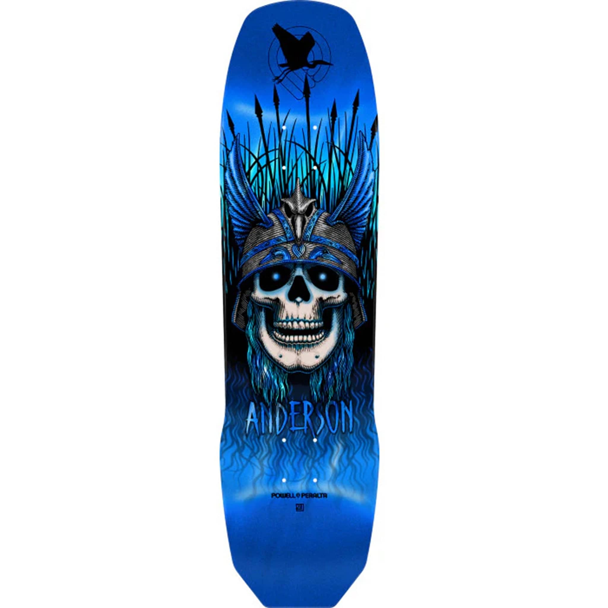 Powell Peralta Anderson Heron '04' Blue Foil Skateboard Deck 8.45" Skateboard