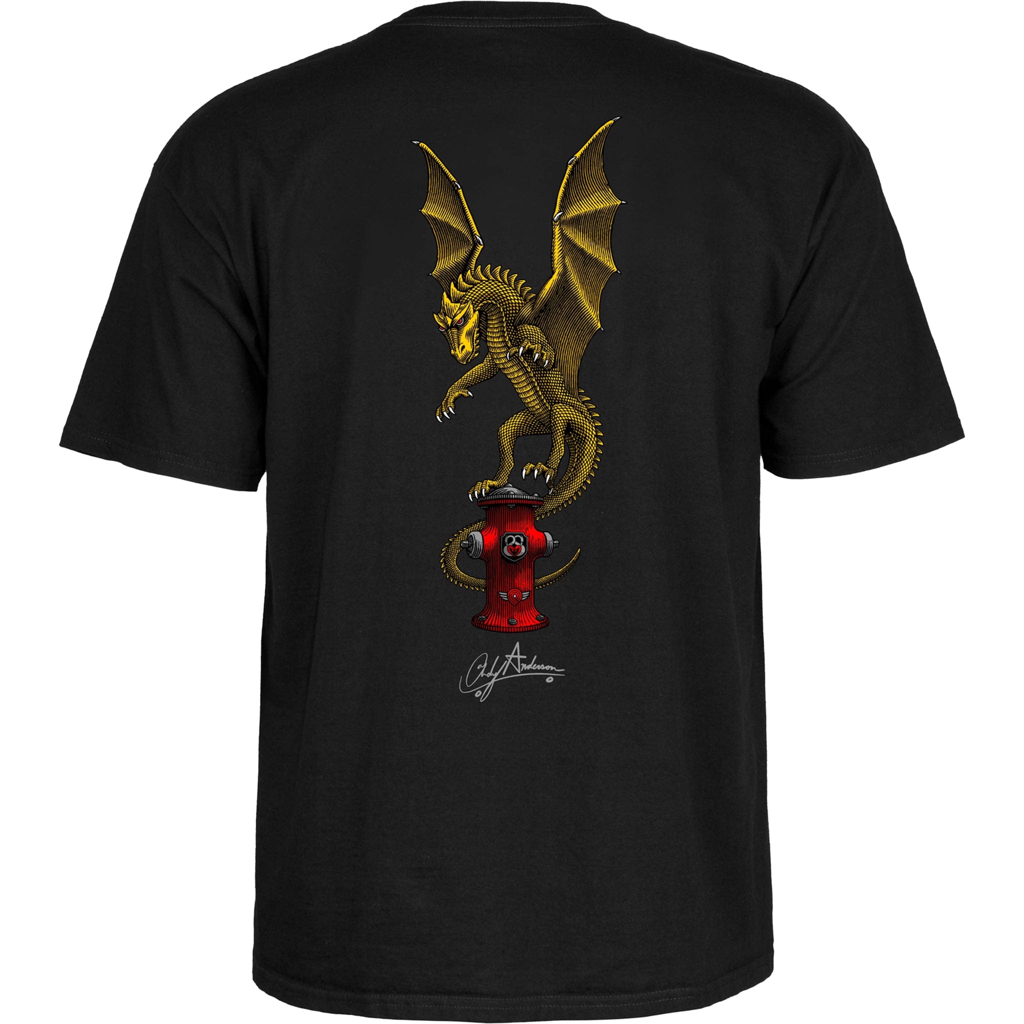 Powell Peralta Anderson Hydrant T-Shirt Black T Shirt