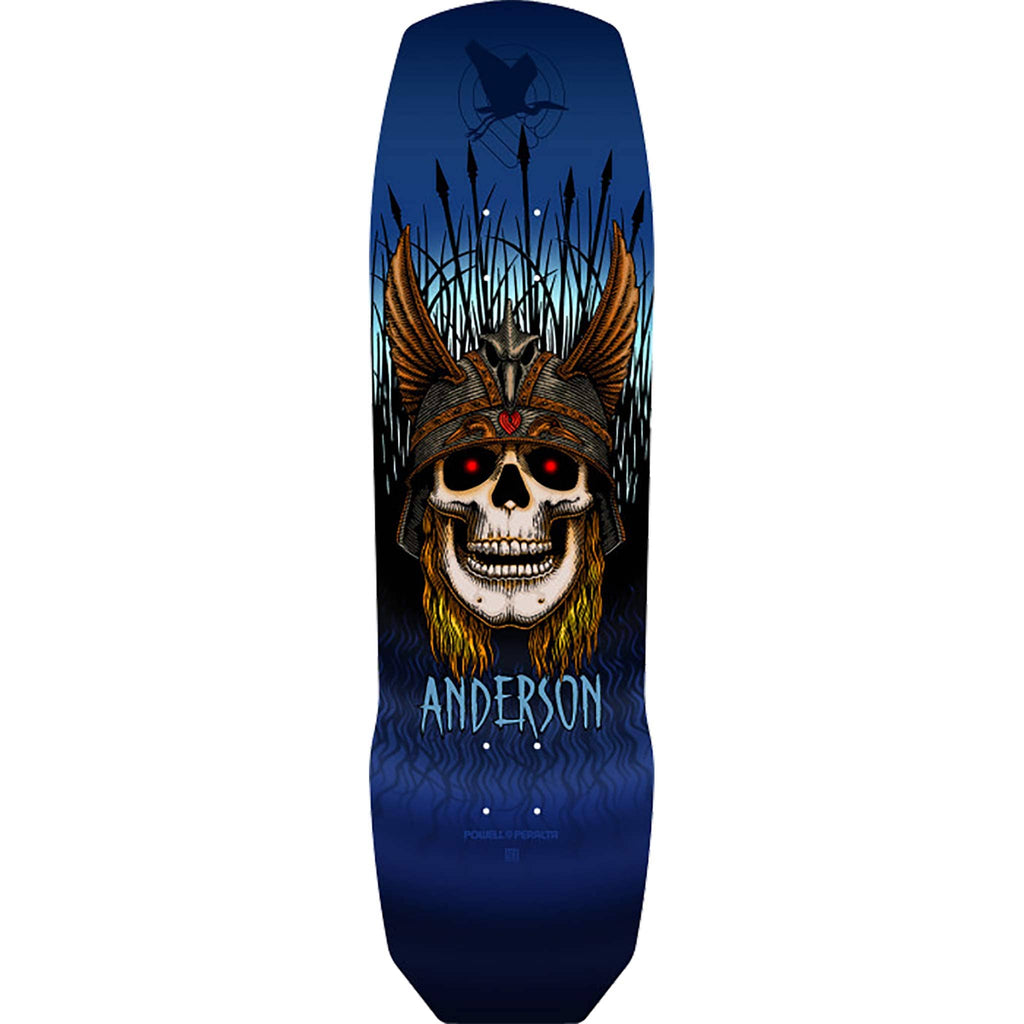 Powell Peralta Andy Anderson Heron Skull 9.13" Skateboard Deck Skateboard