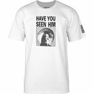Powell Peralta Animal Chin Have You Seen Him Tee White T Shirt