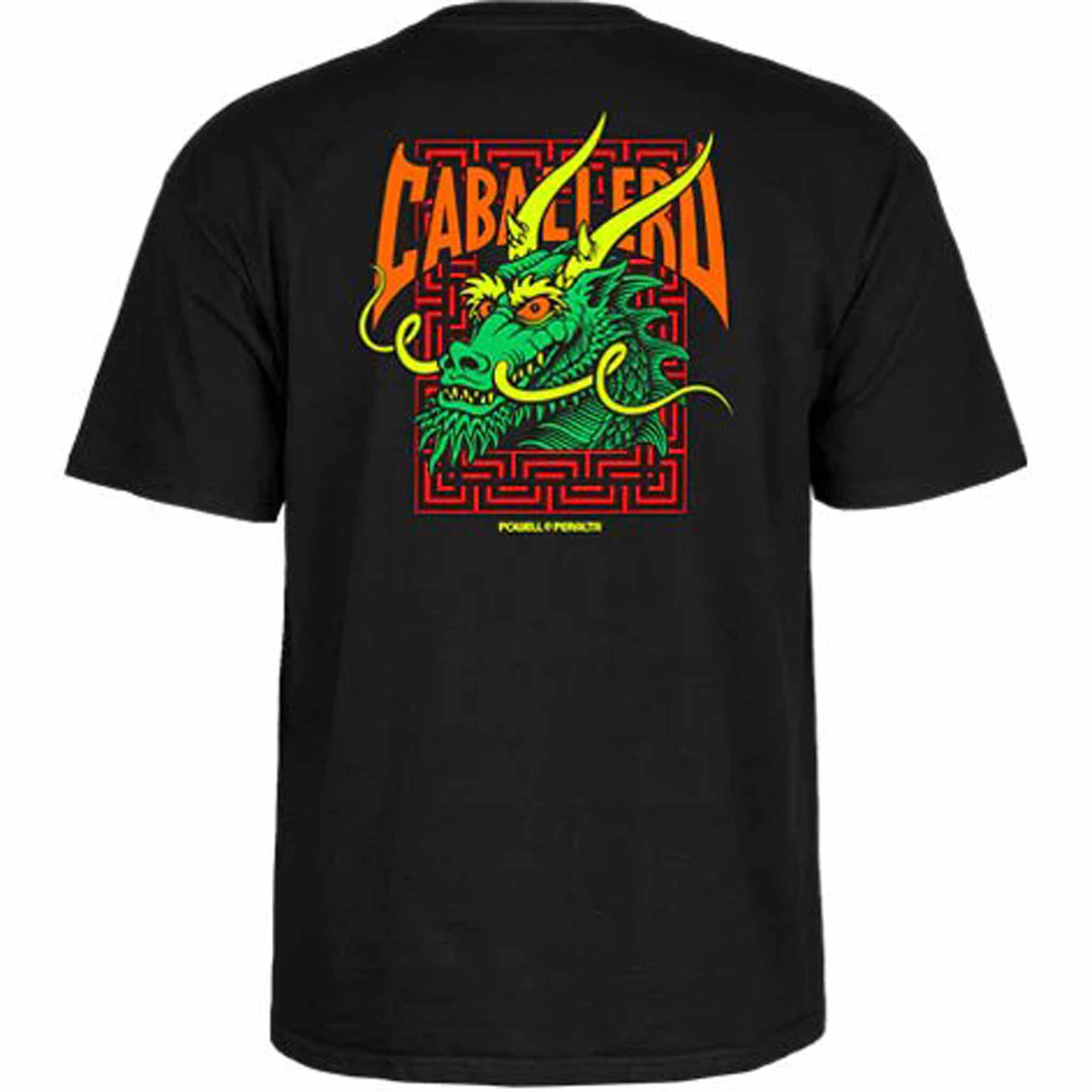 Powell Peralta Caballero Street Dragon Tee Black T Shirt