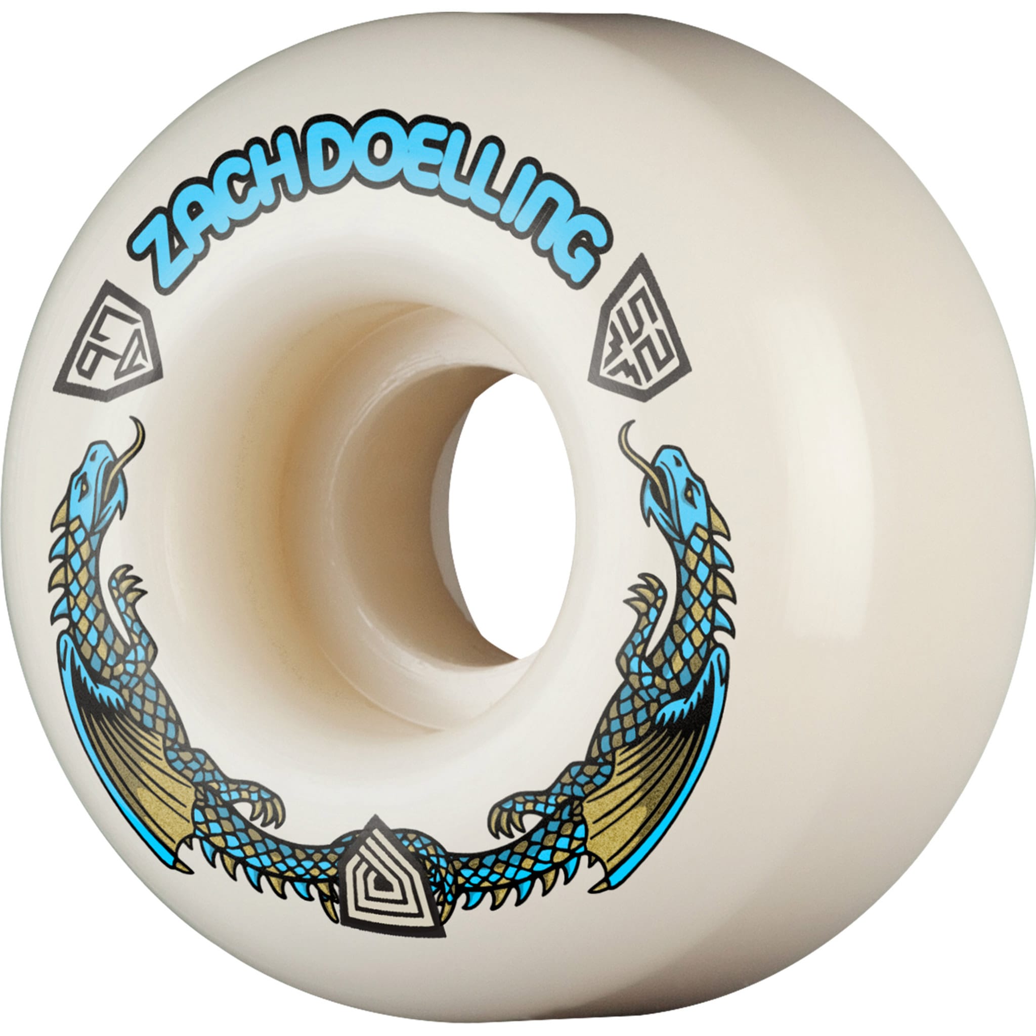 Powell Peralta Doelling Dragons V1 Skateboard Wheels 97a 52mm x 31mm Skateboard Wheels