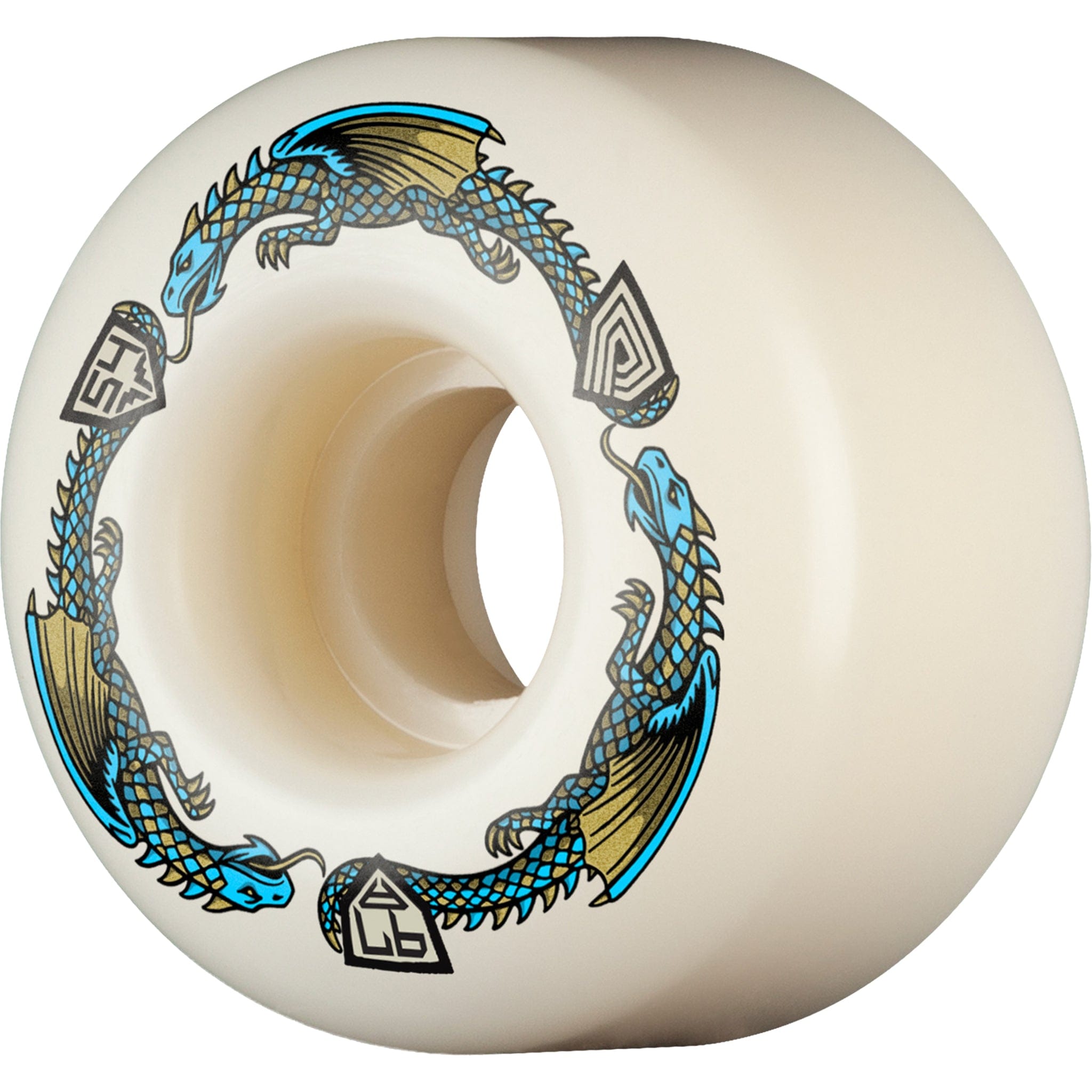 Powell Peralta Dragons V4 Skateboard Wheels 97a 54mm x 34mm Skateboard Wheels