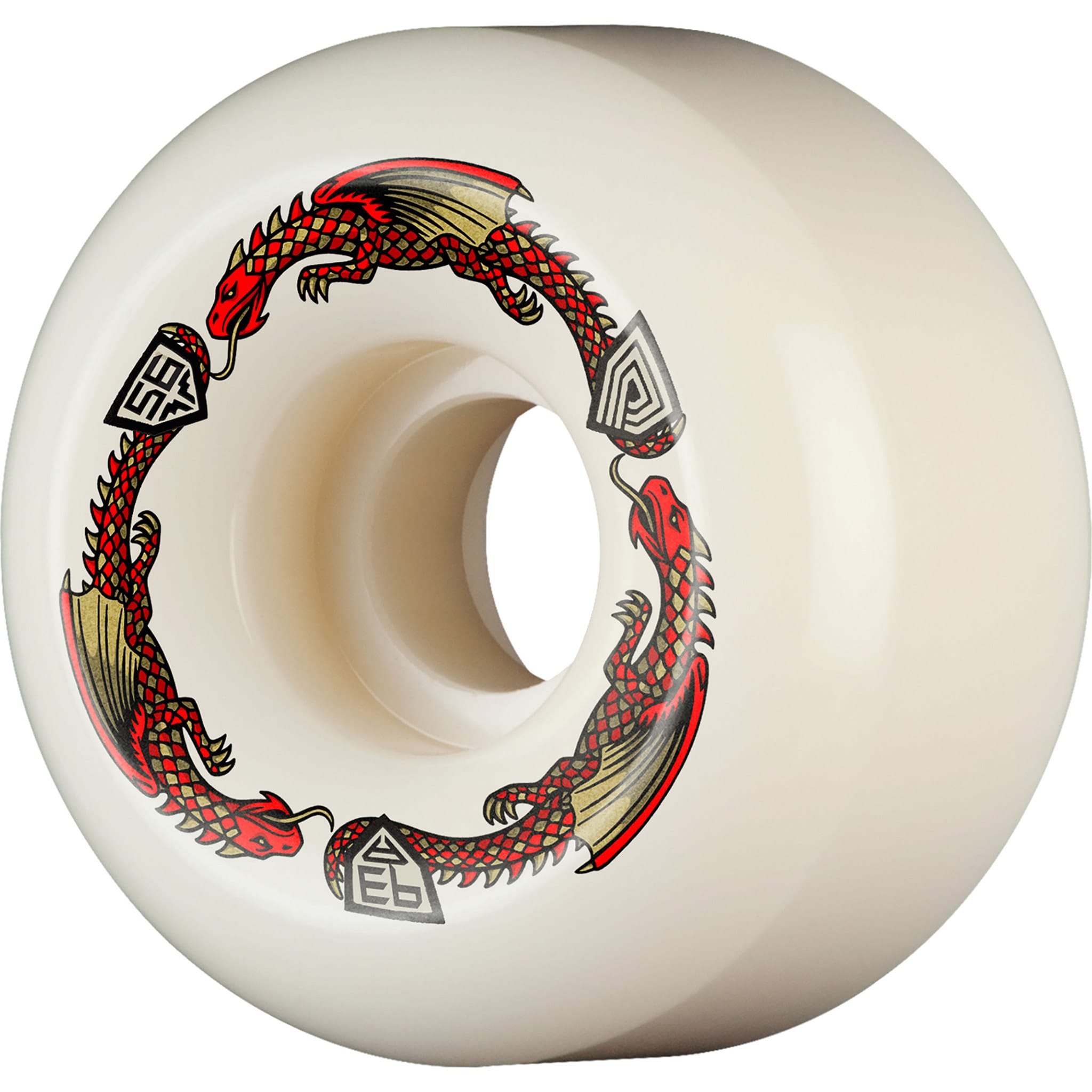 Powell Peralta Dragons V6 Skateboard Wheels 93a 56mm x 36mm Skateboard Wheels