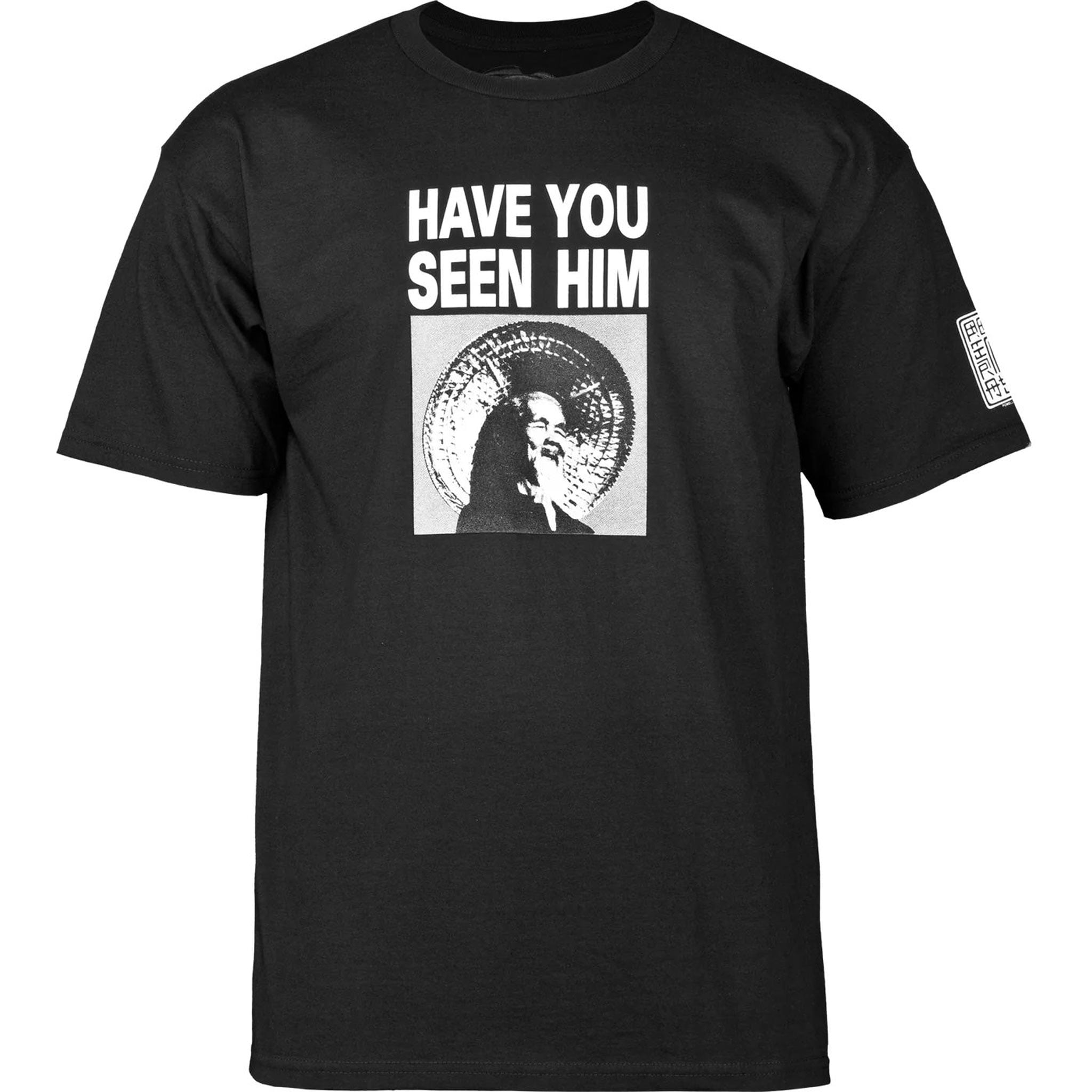 Powell Peralta Have You Seen Him Tee Black T Shirt