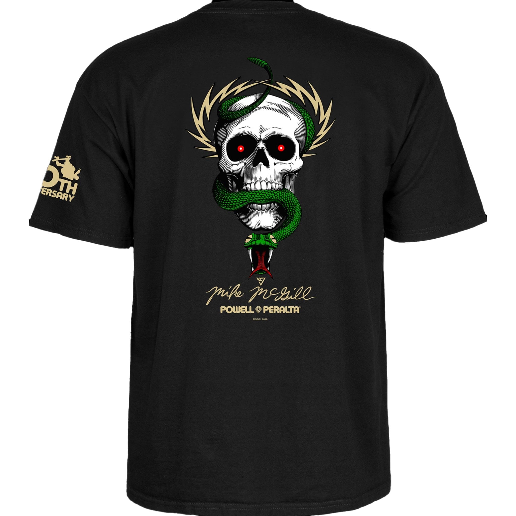 Powell Peralta McGill 40th Anniversary McTwist Tee Black T Shirt