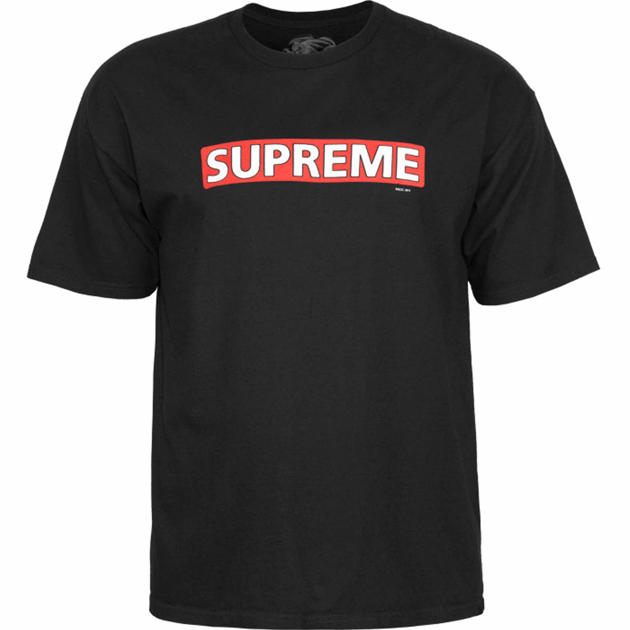 Powell Peralta Supreme T-Shirt Black - Sanction Skate And Snow