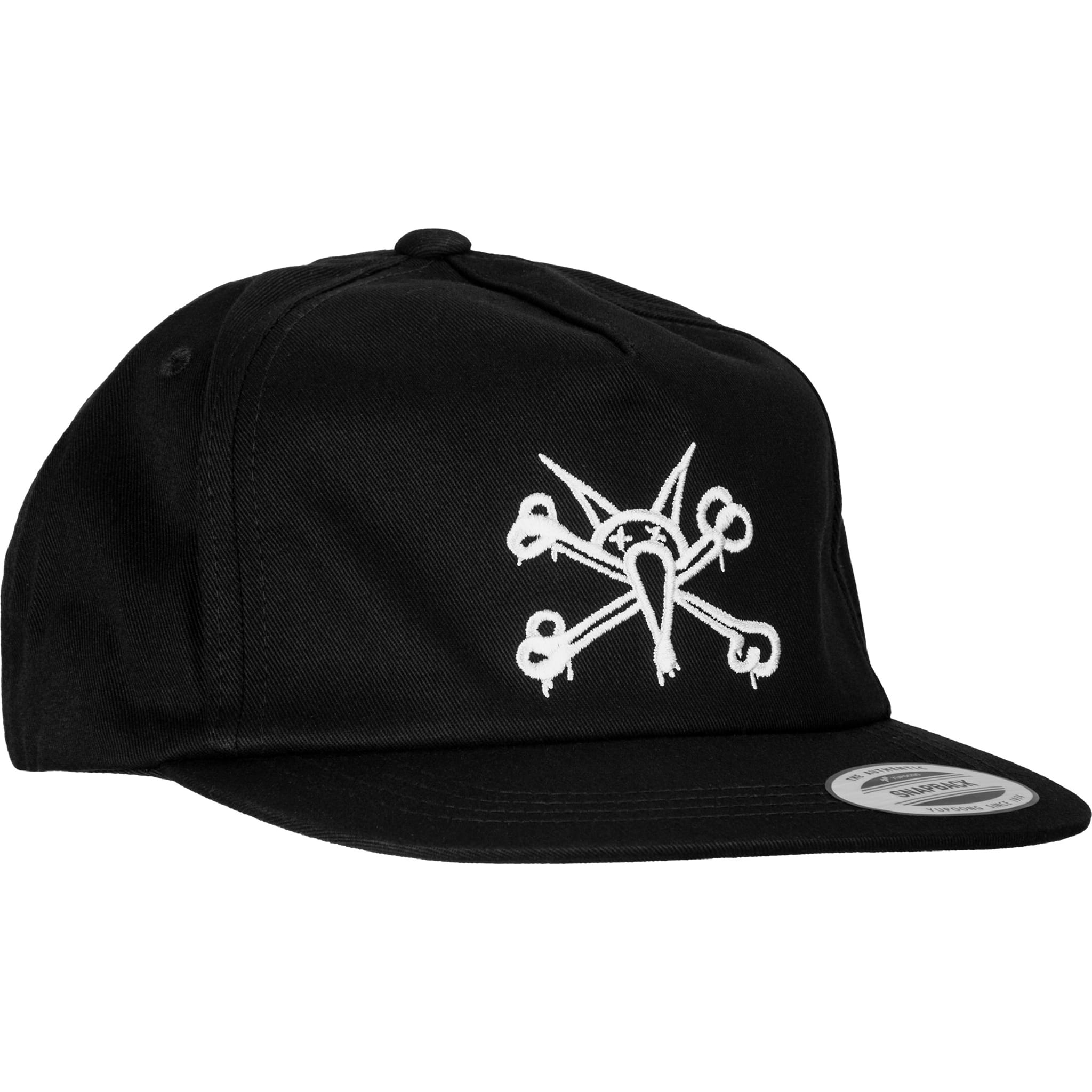 Powell Peralta Vato Rat Snapback Hat Black Hat