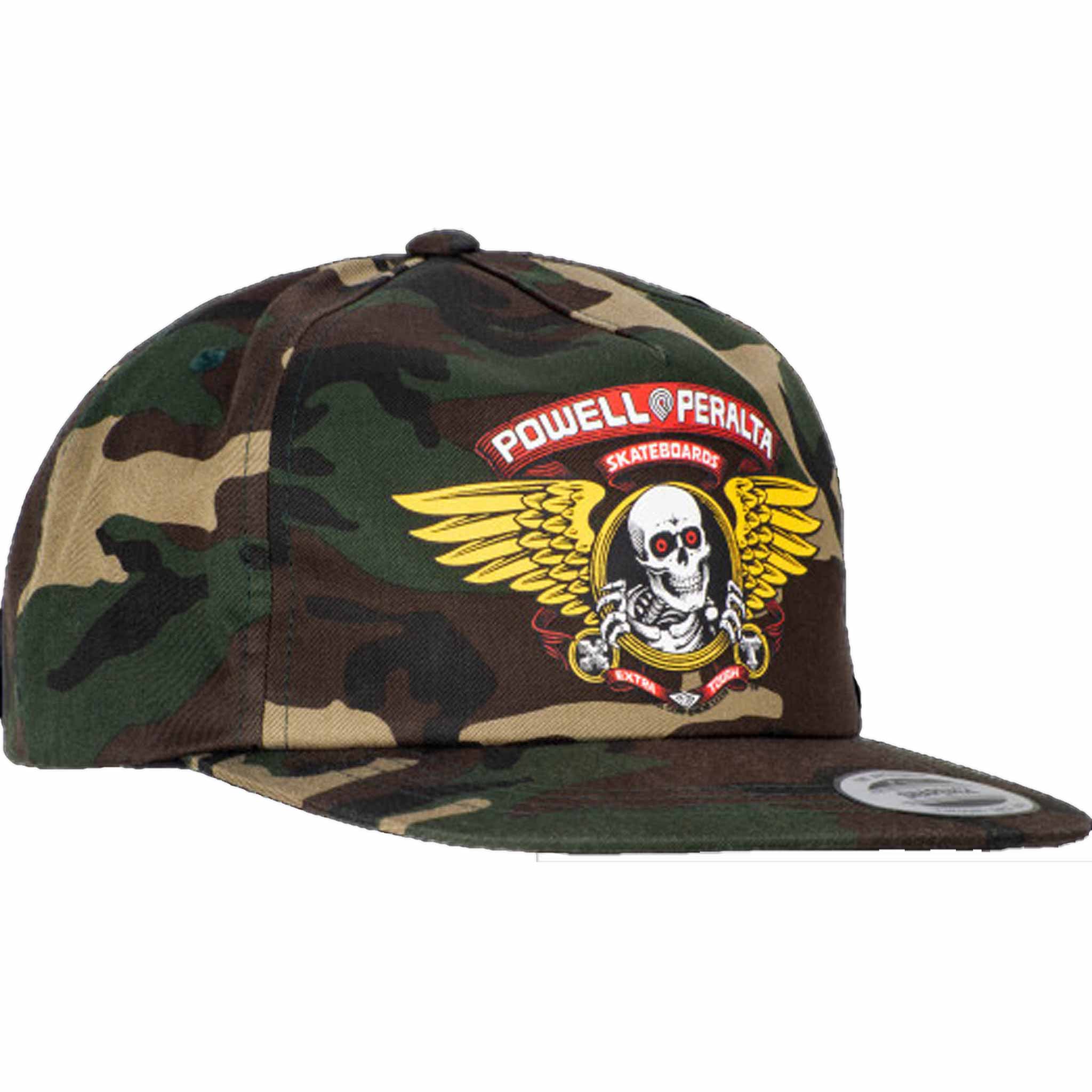 Powell Peralta Winged Ripper Snapback Camo Hats