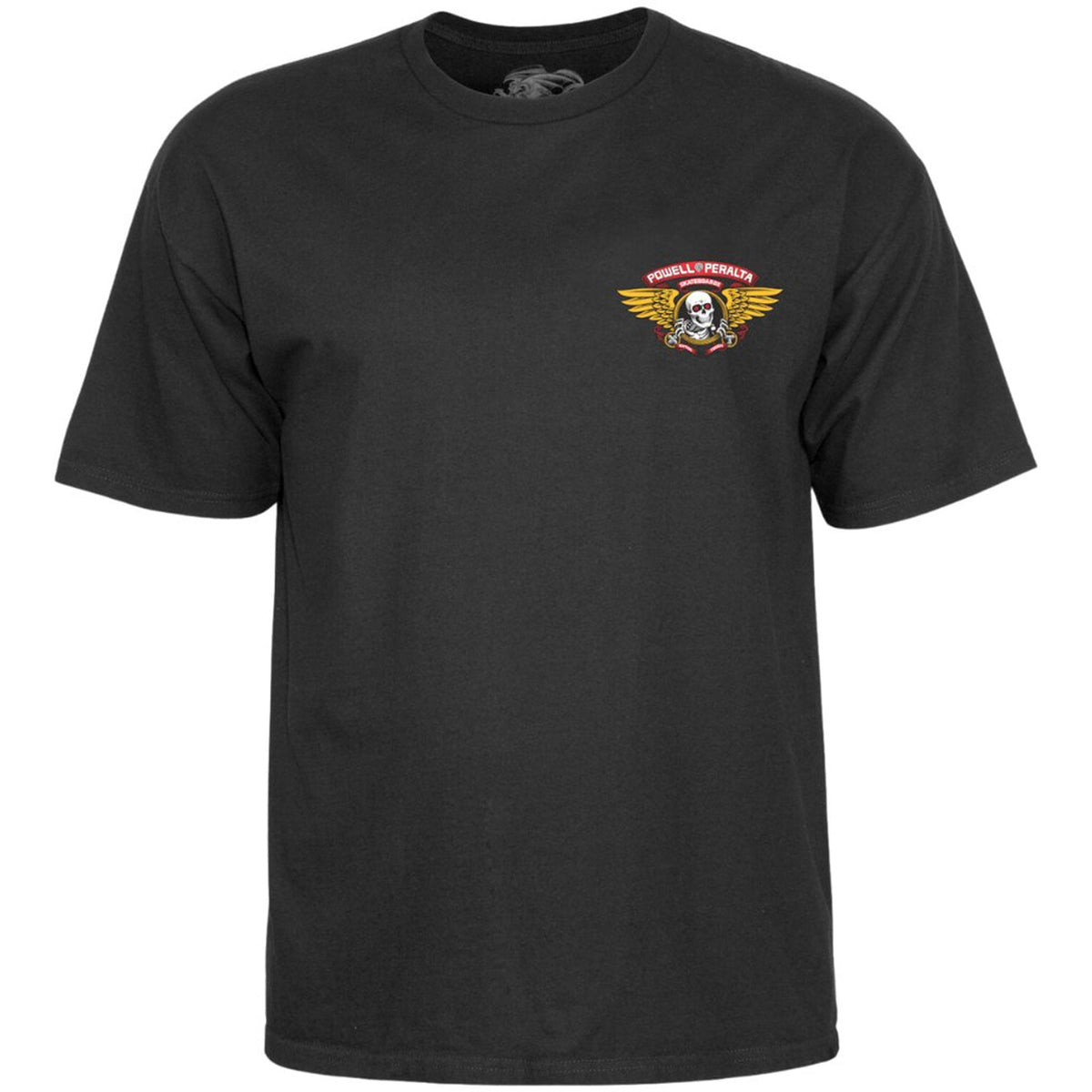 Powell Peralta Winged Ripper T-Shirt Black - Sanction Skate And Snow