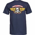 Powell Peralta Winged Ripper Tee Navy T Shirt