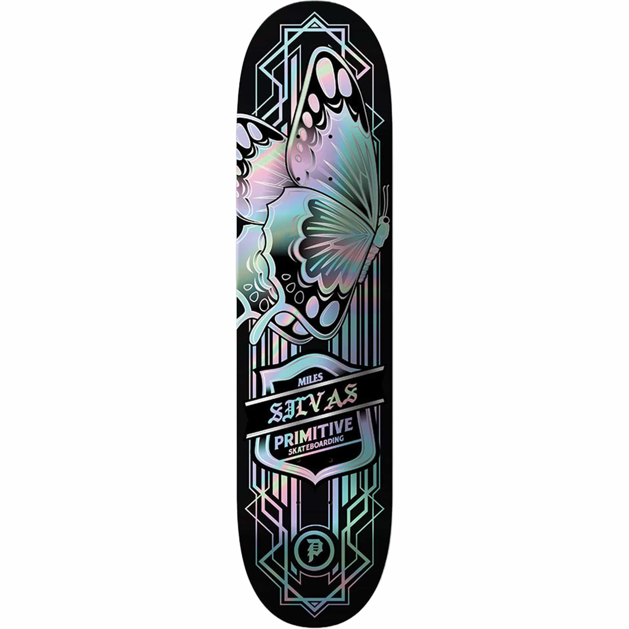 Primitive Silvas Butterfly Spectra Skateboard Deck 8.5" Skateboard