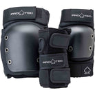 Pro-Tec JR 3 Pack Pad Set Black Skateboard Protection