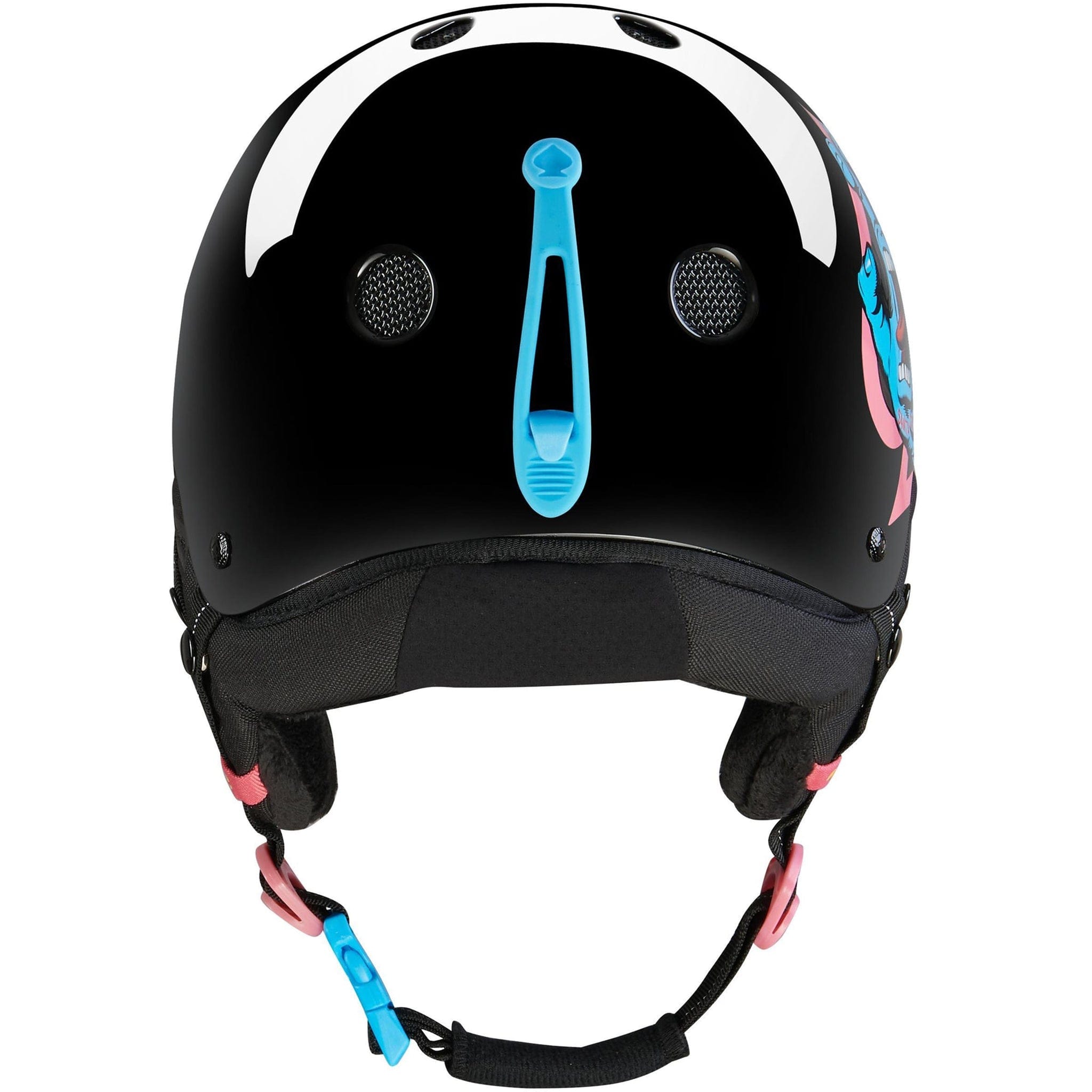 Pro-Tec Low Pro Certified Snow Helmet Santa Cruz Gloss Black Snowboard Helmet