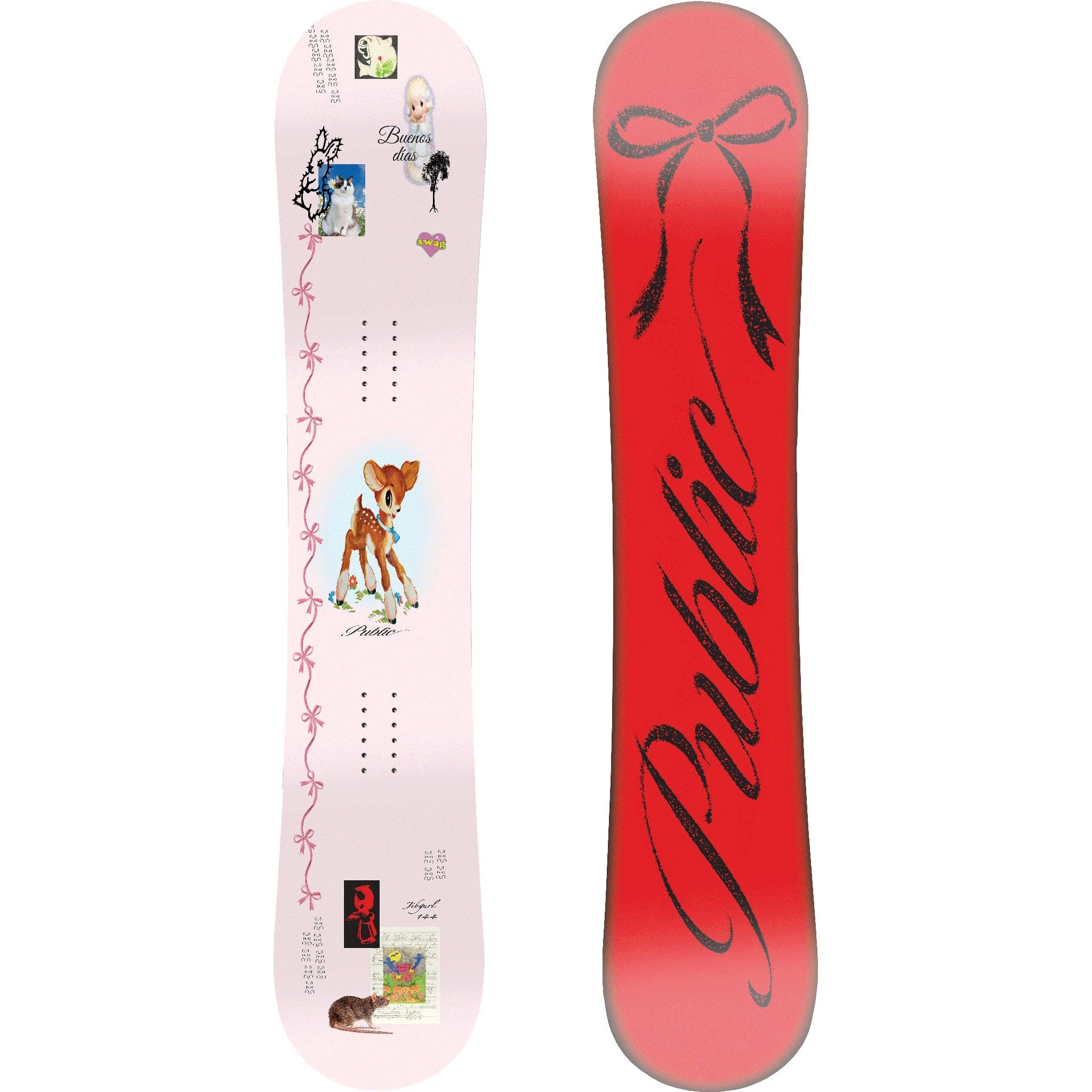 Public Jibgurl Snowboard 2025 Women's Snowboard